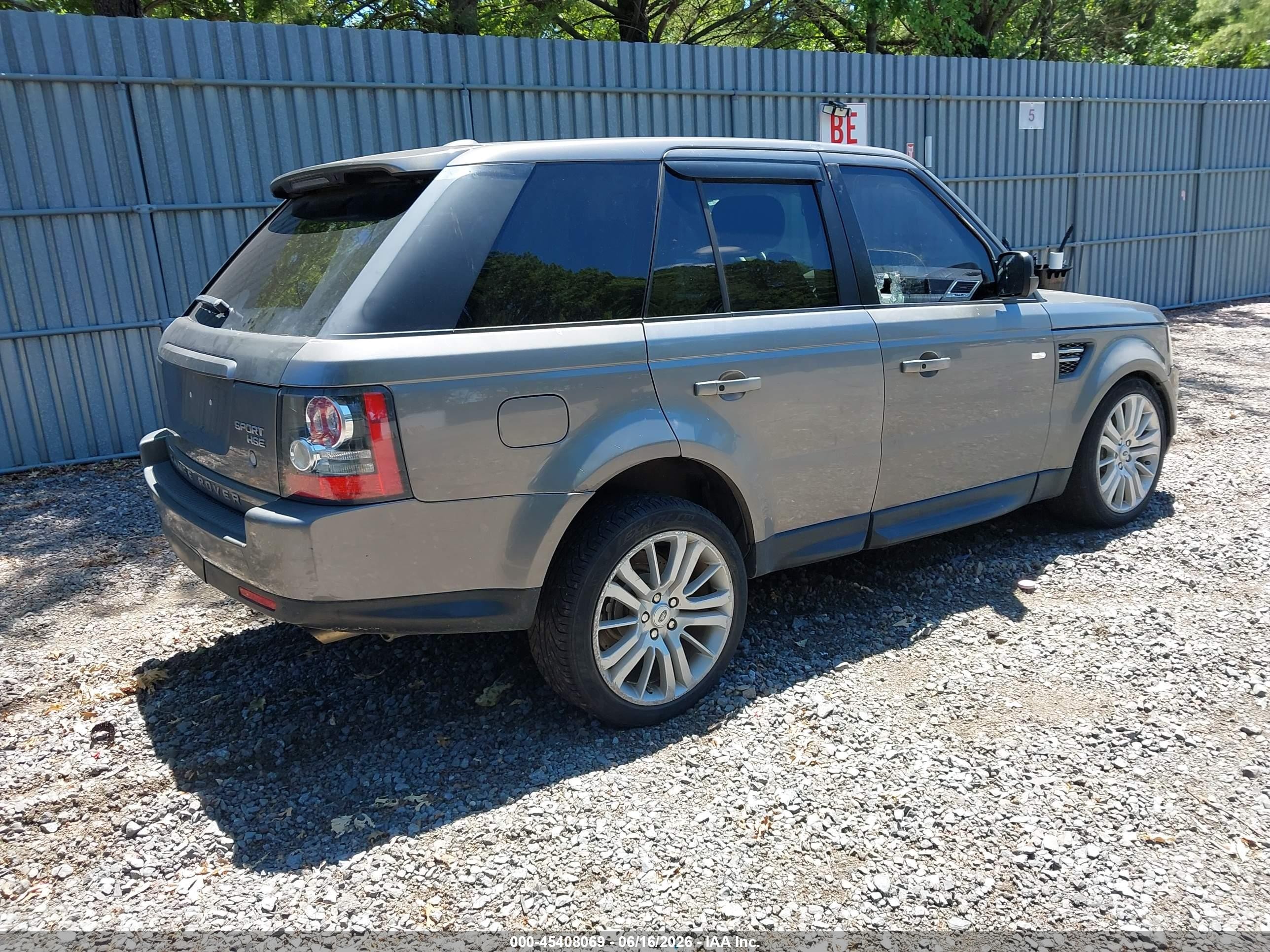 2010 Land Rover Range Rover Sport Hse Gray vin: SALSK2D43AA245049