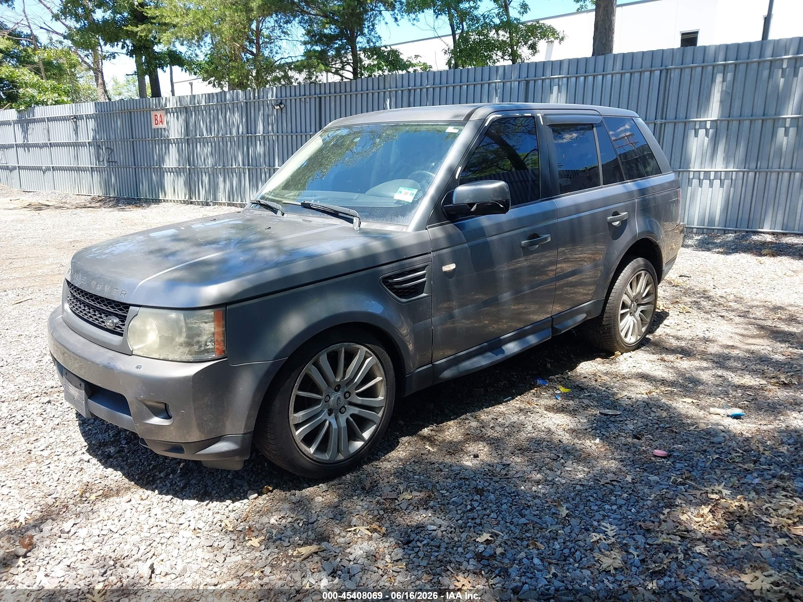 2010 Land Rover Range Rover Sport Hse Gray vin: SALSK2D43AA245049