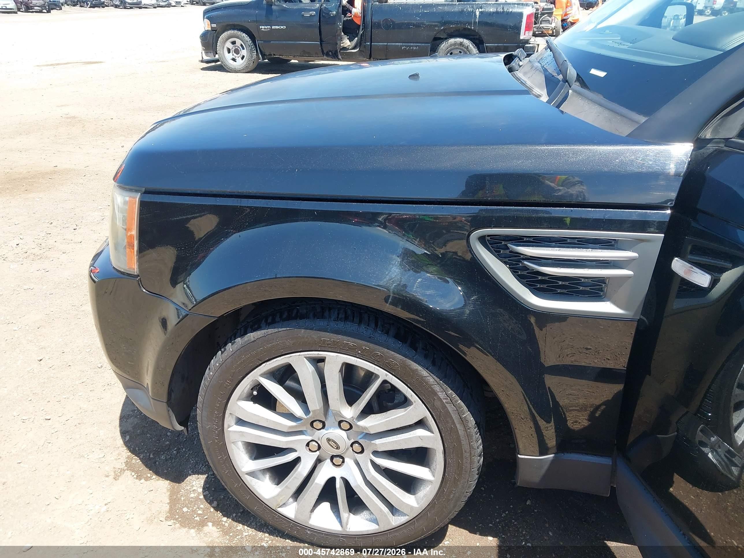 2011 Land Rover Range Rover Sport Hse Black vin: SALSK2D43BA260653
