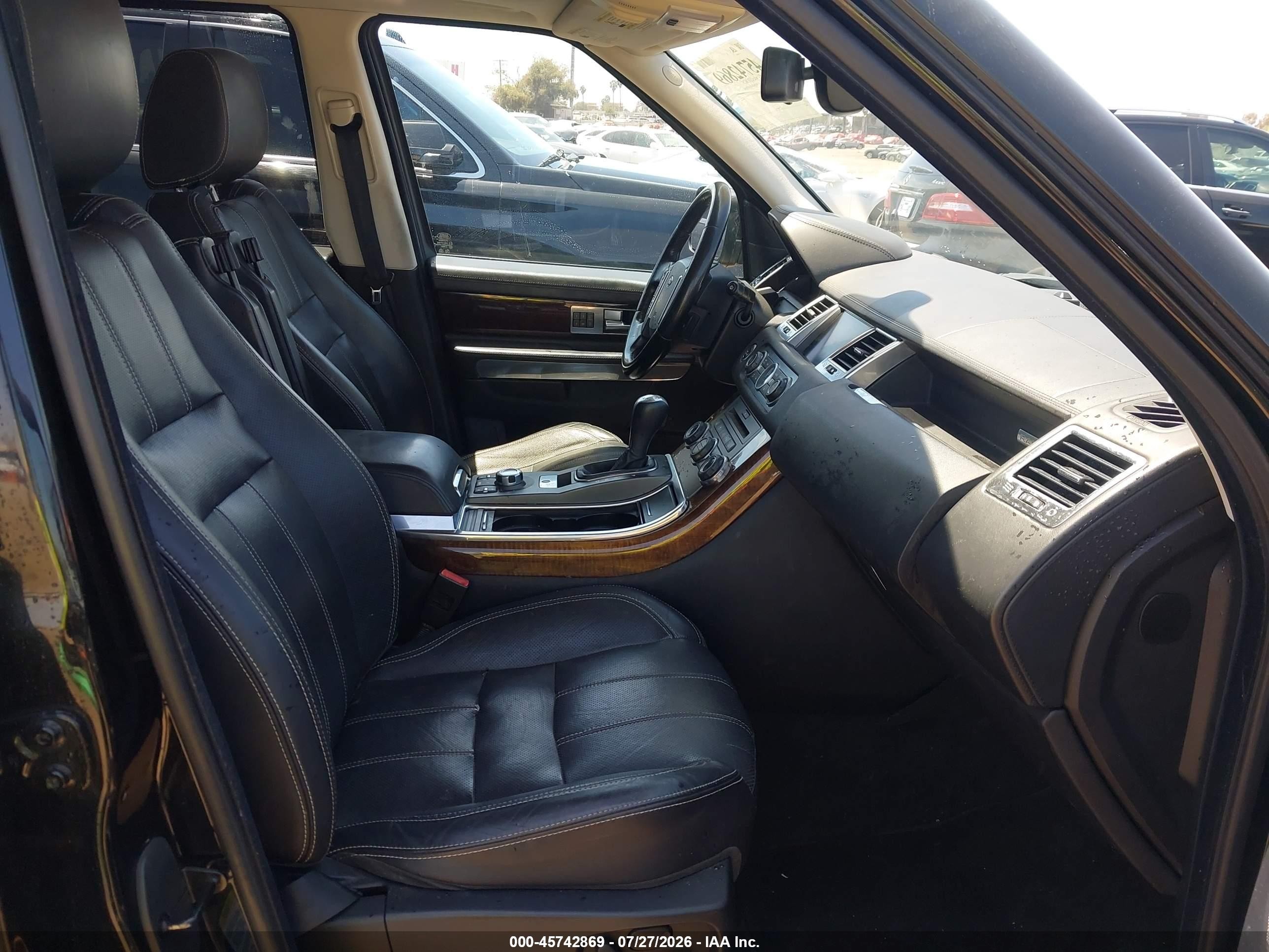 2011 Land Rover Range Rover Sport Hse Black vin: SALSK2D43BA260653