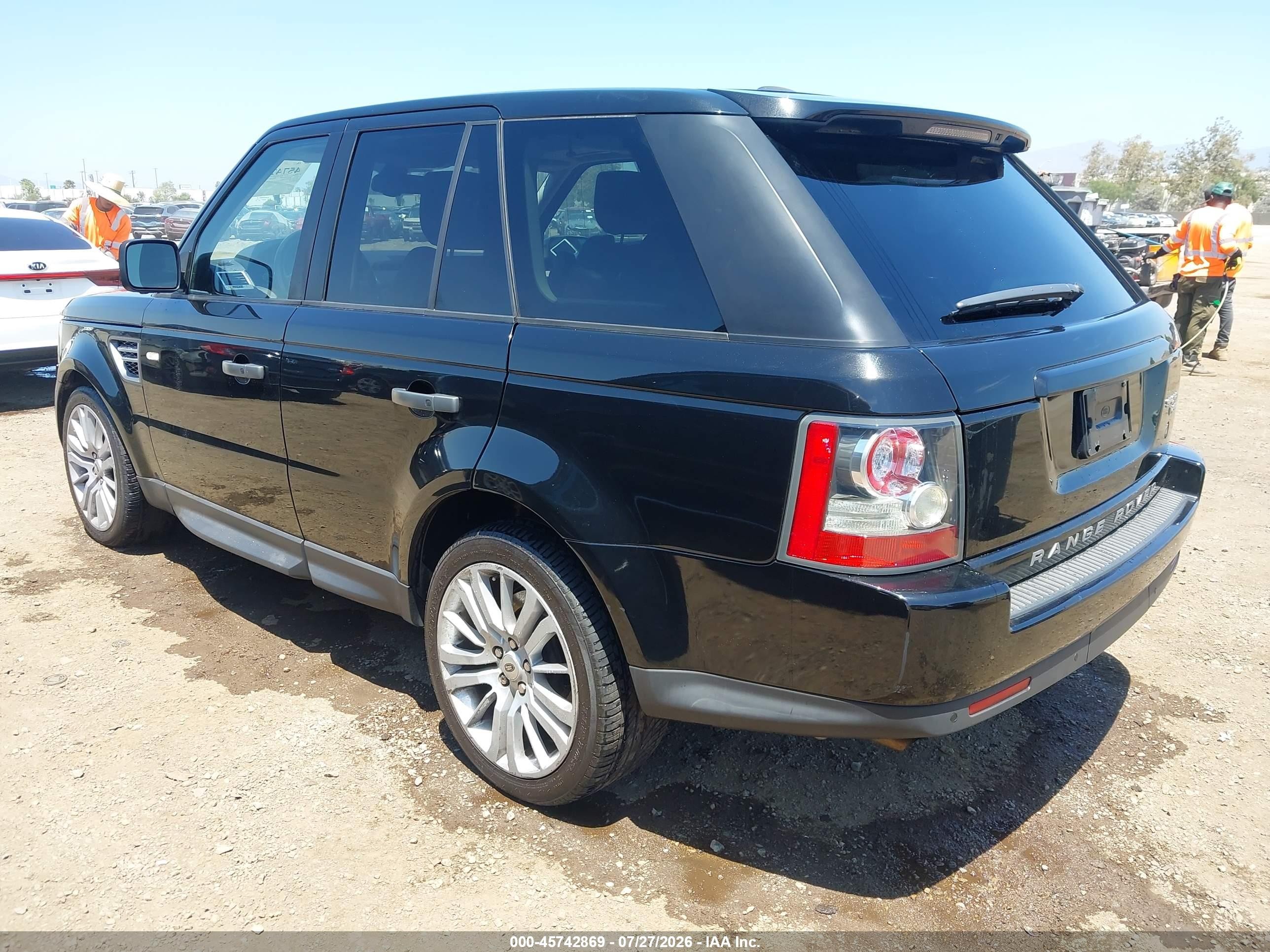 2011 Land Rover Range Rover Sport Hse Black vin: SALSK2D43BA260653