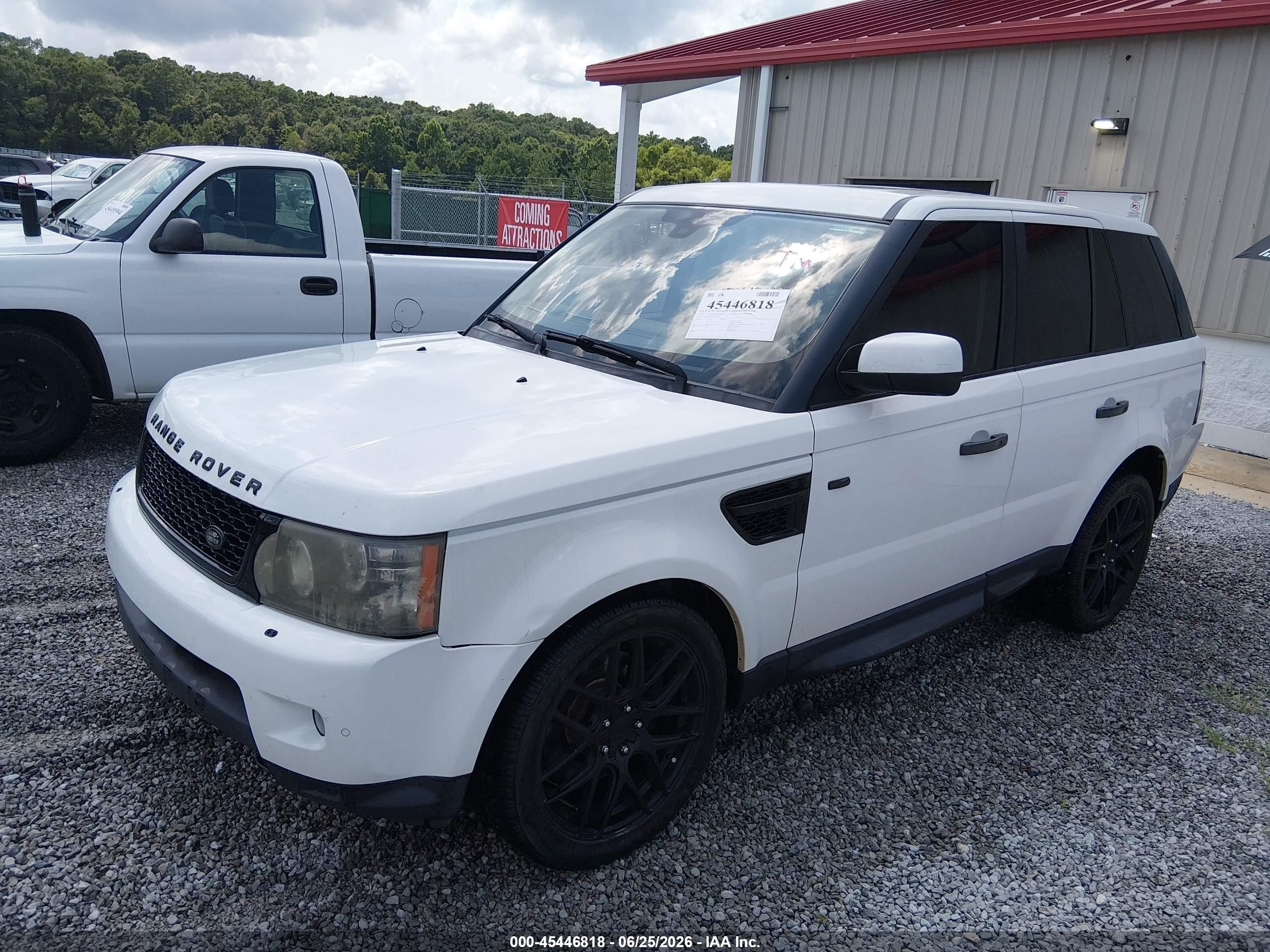 2011 Land Rover Range Rover Sport Hse White vin: SALSK2D43BA266162