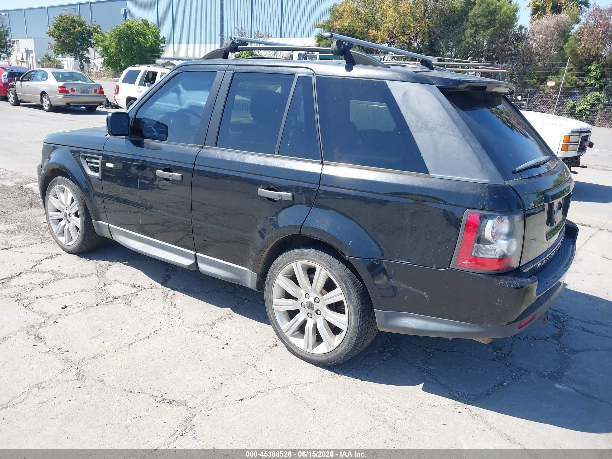 2011 Land Rover Range Rover Sport Hse Black vin: SALSK2D43BA271880
