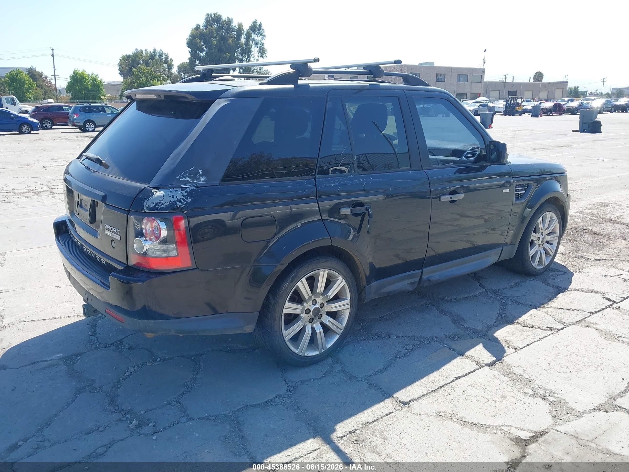 2011 Land Rover Range Rover Sport Hse Black vin: SALSK2D43BA271880