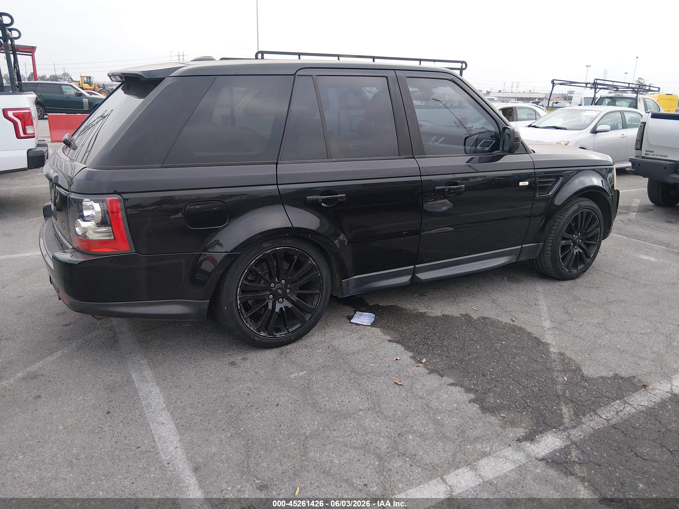 2010 Land Rover Range Rover Sport Hse Black vin: SALSK2D44AA251586