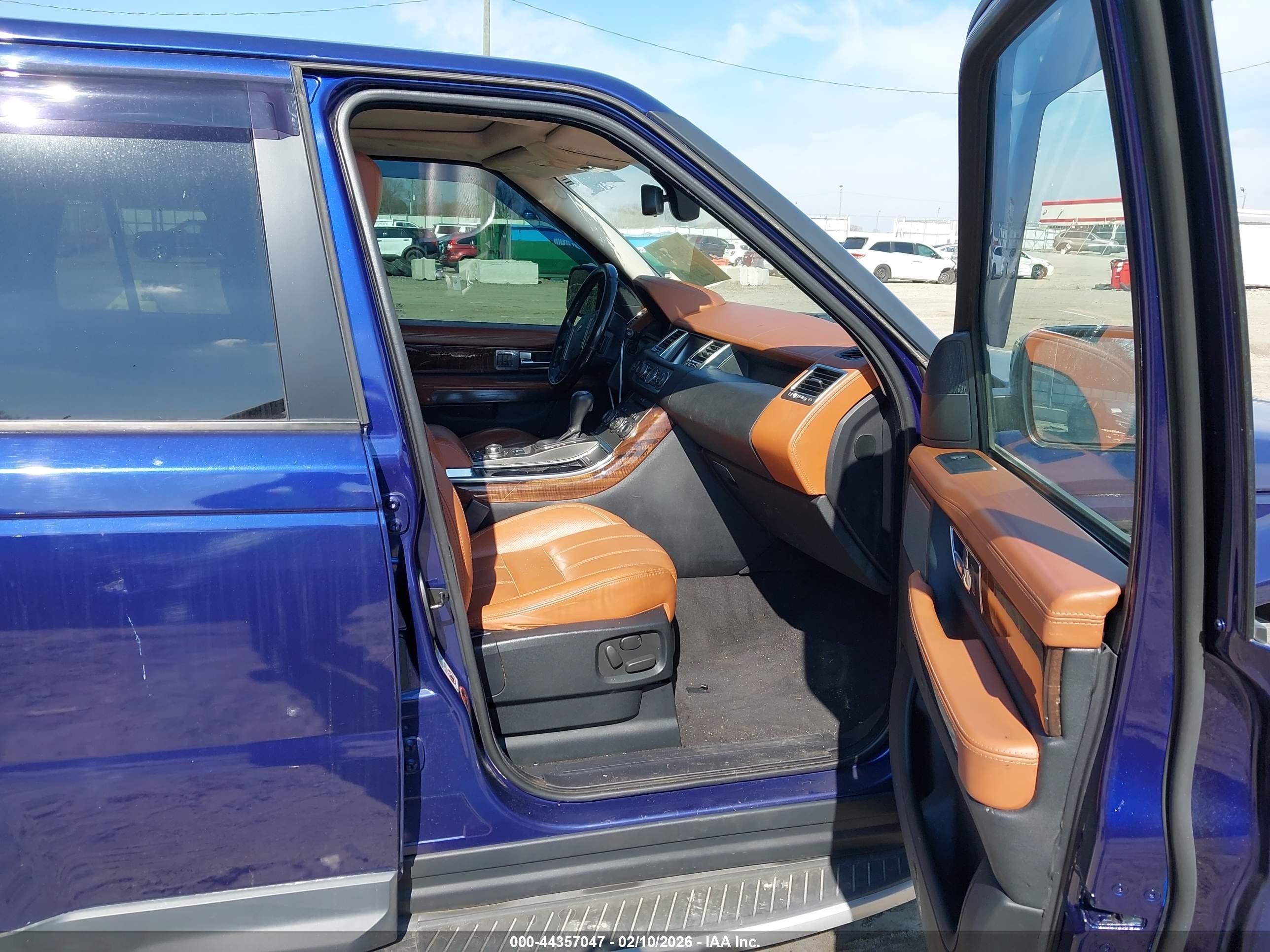 2010 Land Rover Range Rover Sport Hse Blue vin: SALSK2D44AA252673