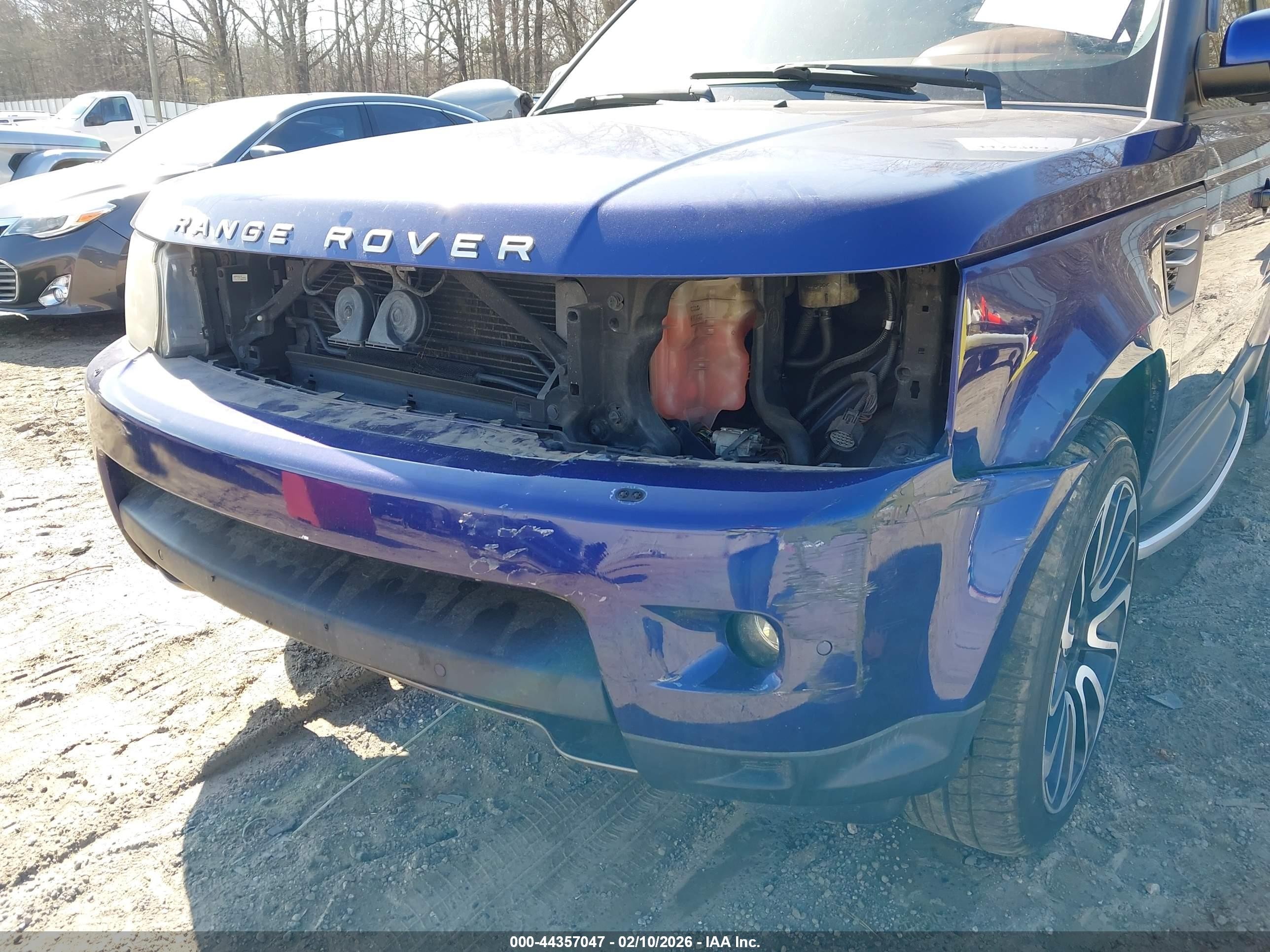2010 Land Rover Range Rover Sport Hse Blue vin: SALSK2D44AA252673