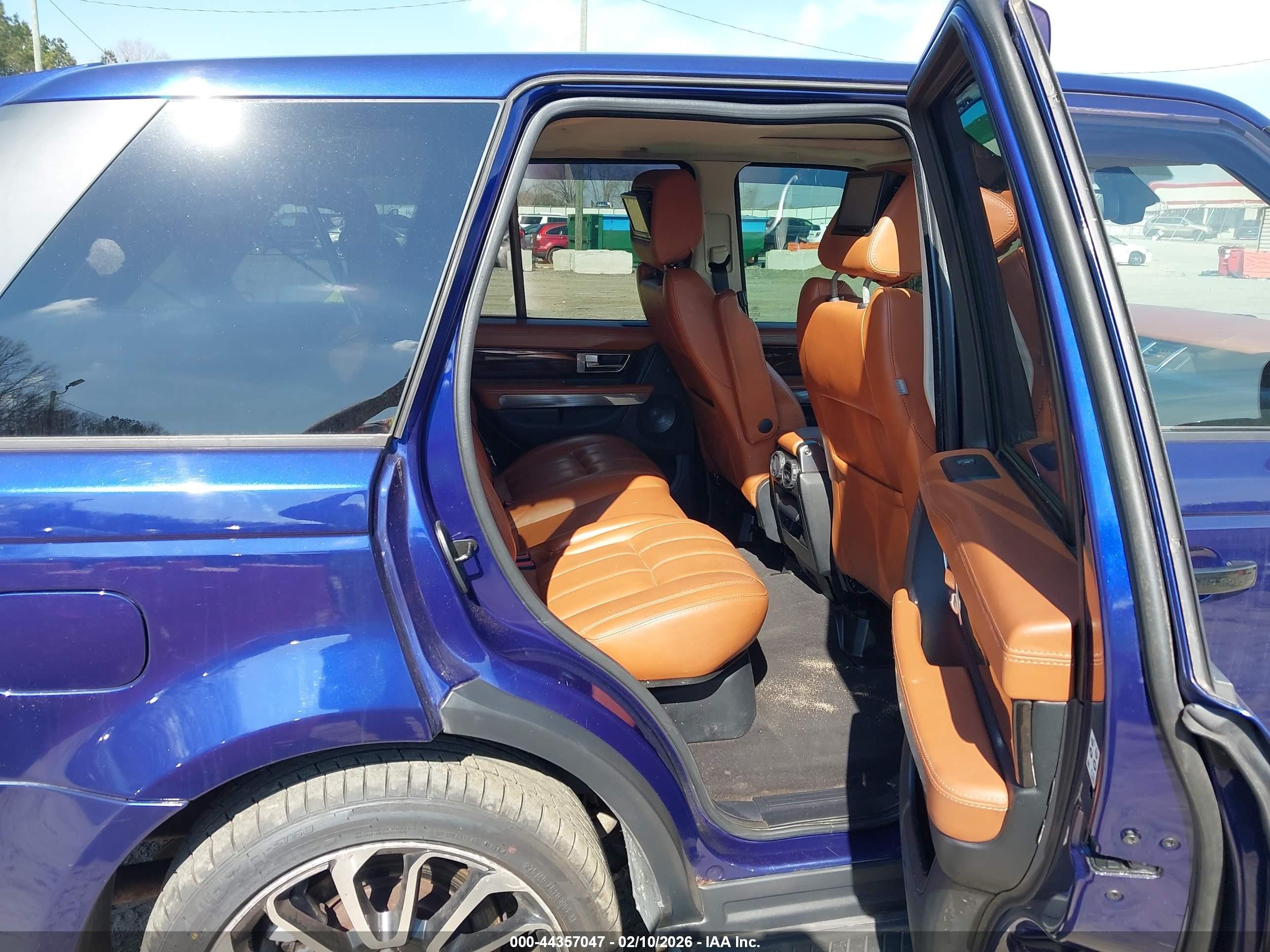 2010 Land Rover Range Rover Sport Hse Blue vin: SALSK2D44AA252673