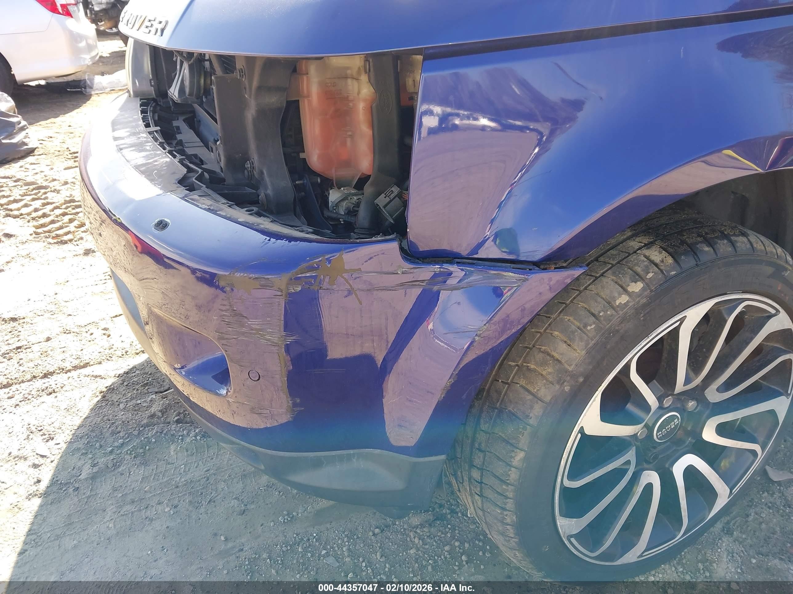 2010 Land Rover Range Rover Sport Hse Blue vin: SALSK2D44AA252673