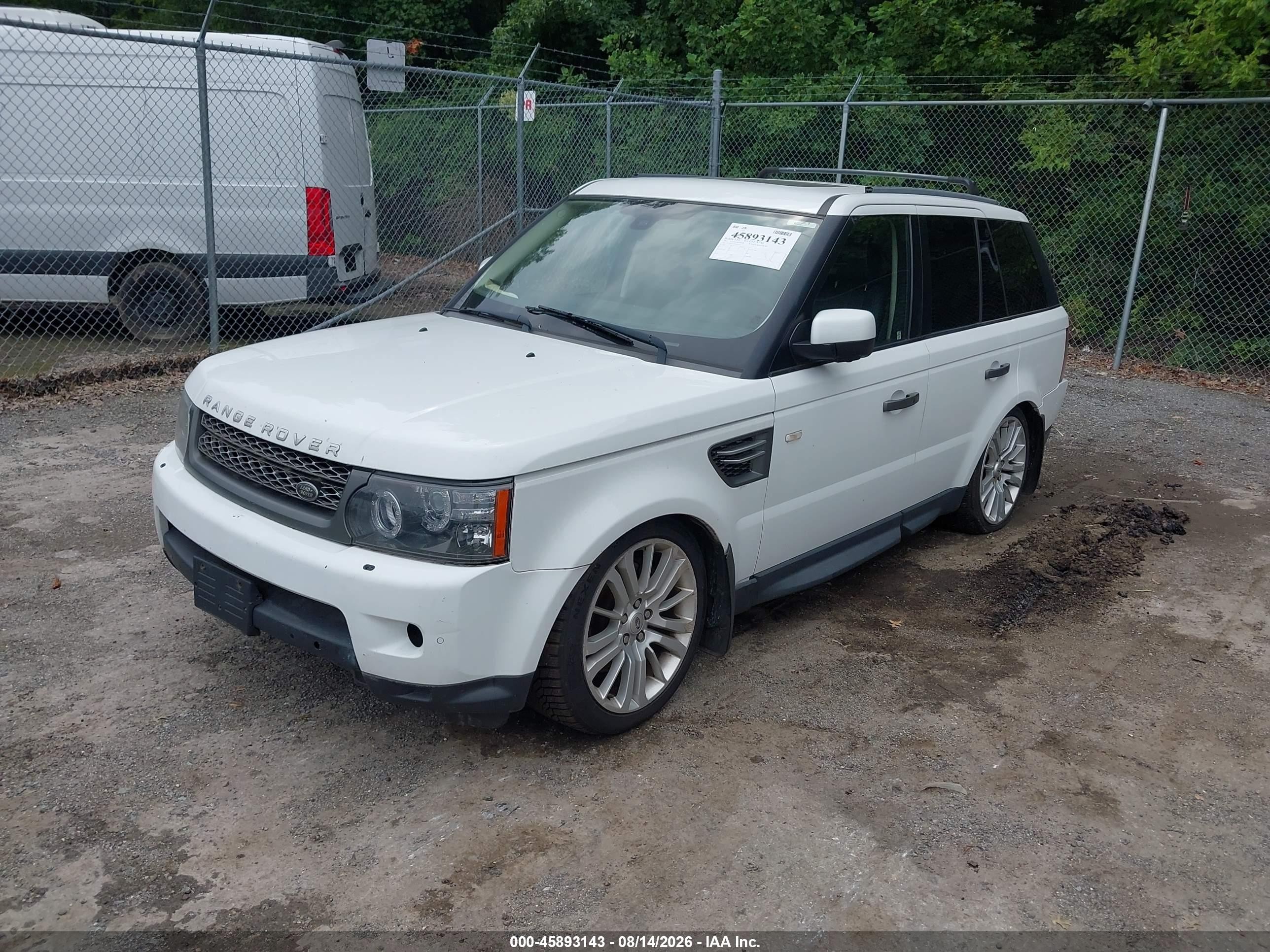 2011 Land Rover Range Rover Sport Hse White vin: SALSK2D44BA287523