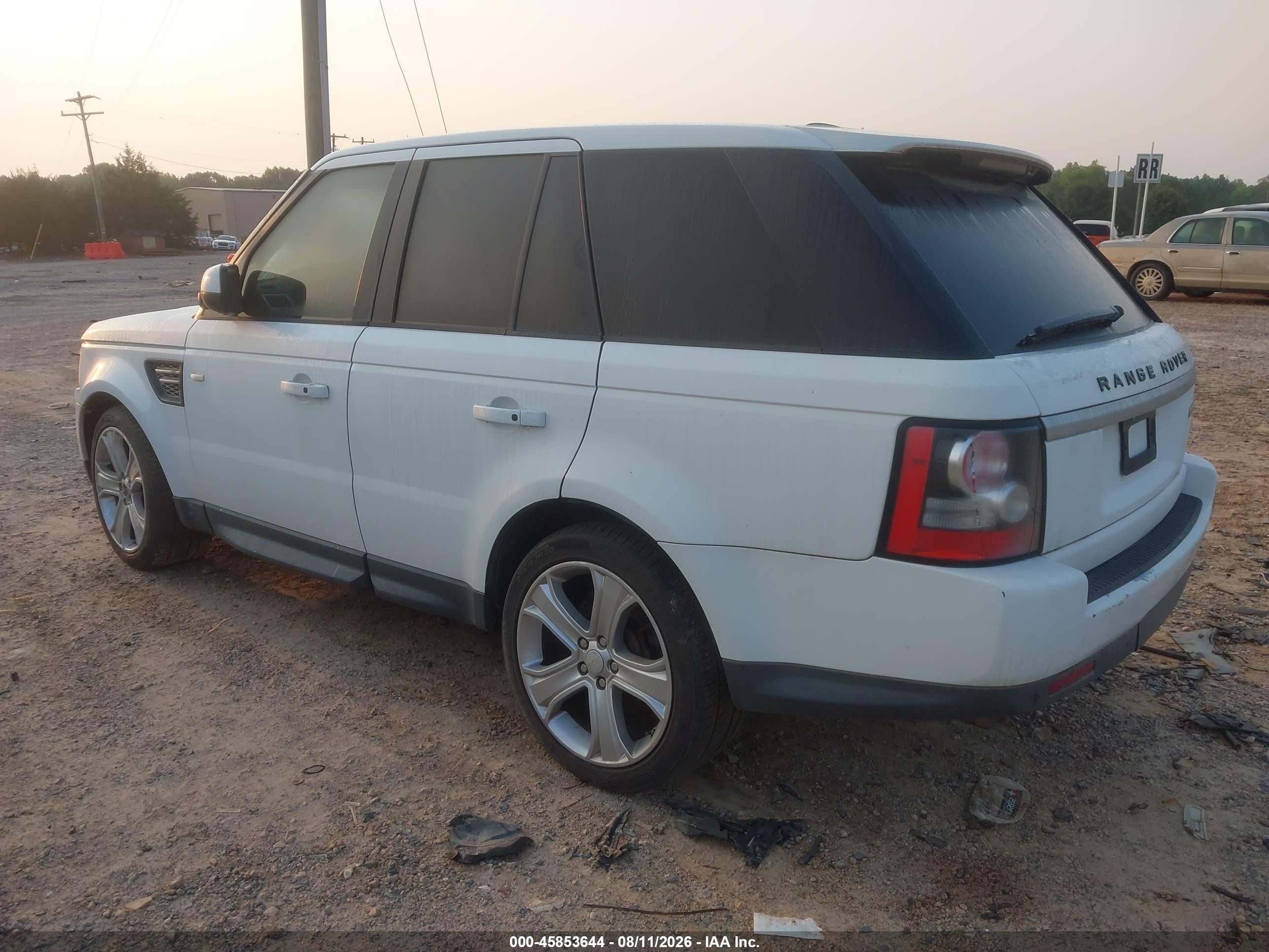 2012 Land Rover Range Rover Sport Hse White vin: SALSK2D44CA737365