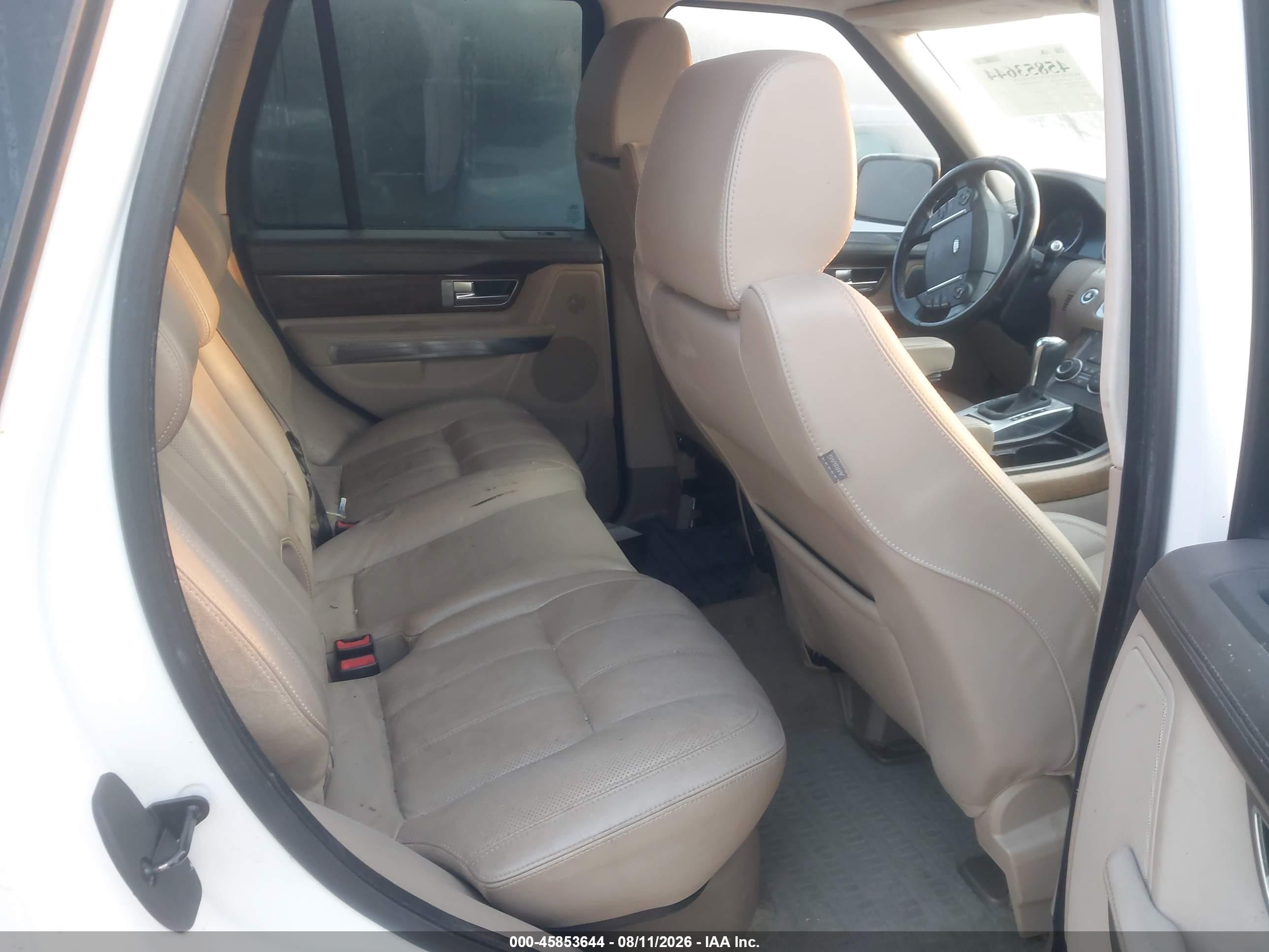 2012 Land Rover Range Rover Sport Hse White vin: SALSK2D44CA737365
