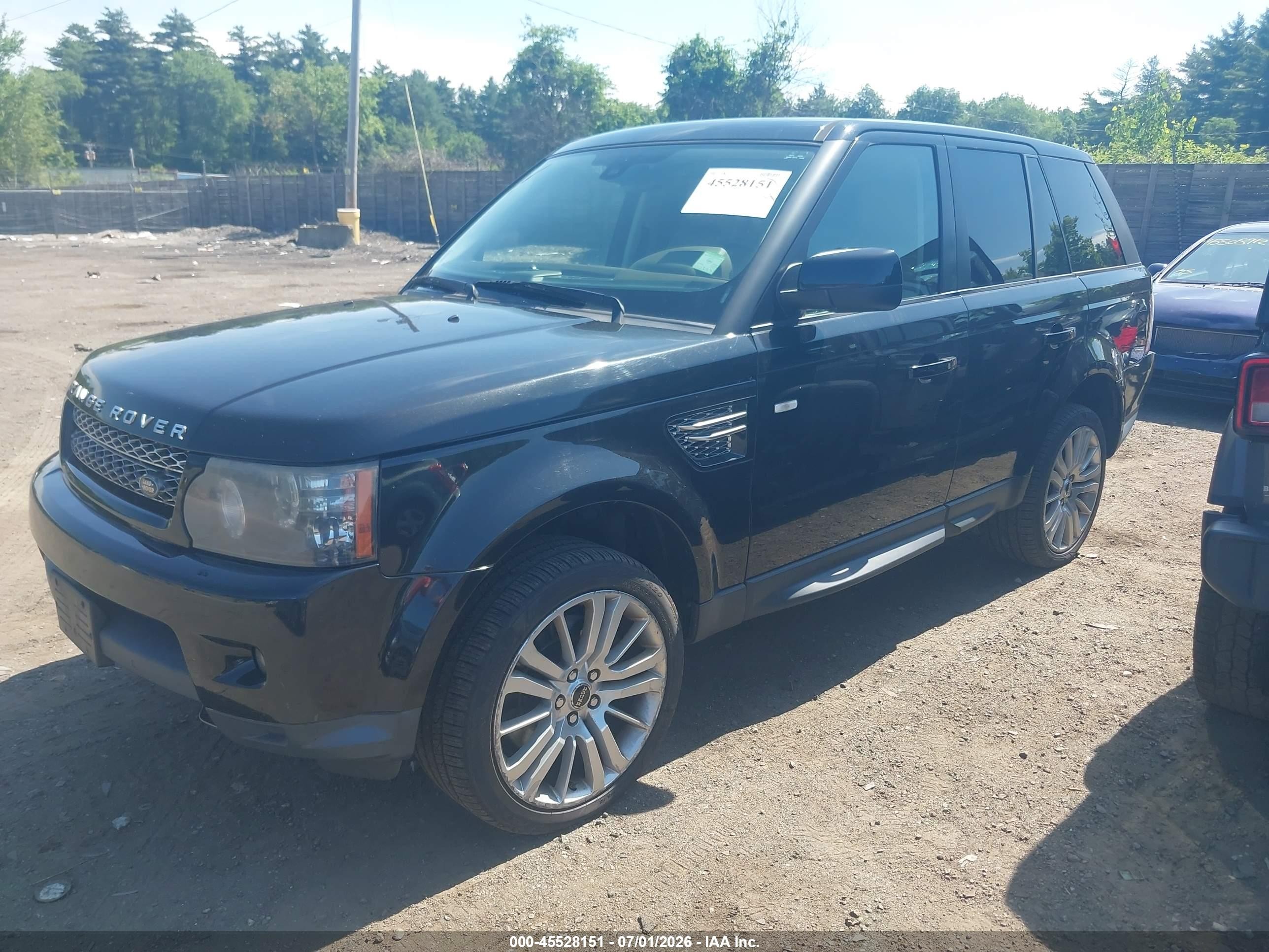 2013 Land Rover Range Rover Sport Hse Black vin: SALSK2D44DA765104