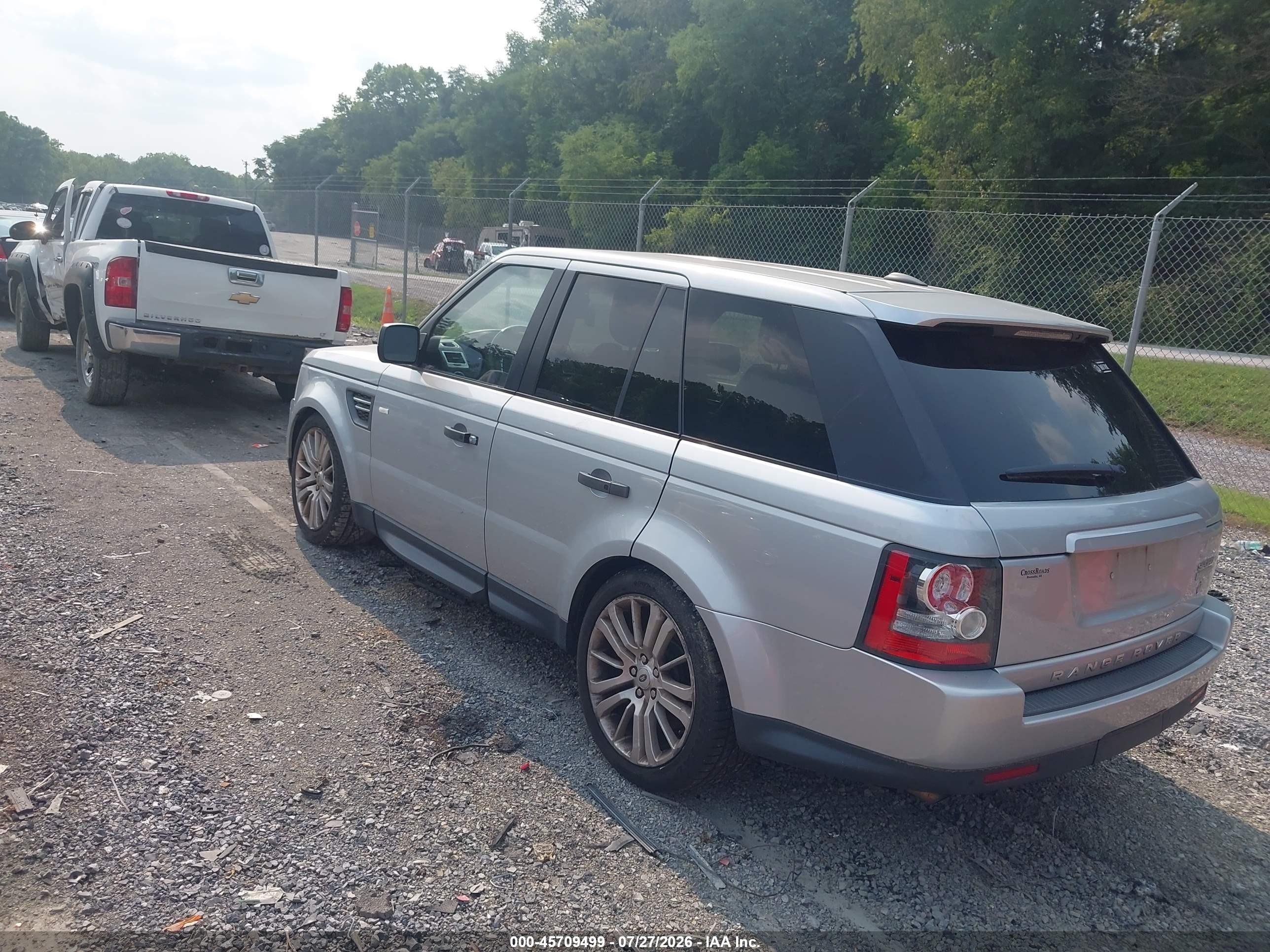 2011 Land Rover Range Rover Sport Hse Silver vin: SALSK2D45BA264042
