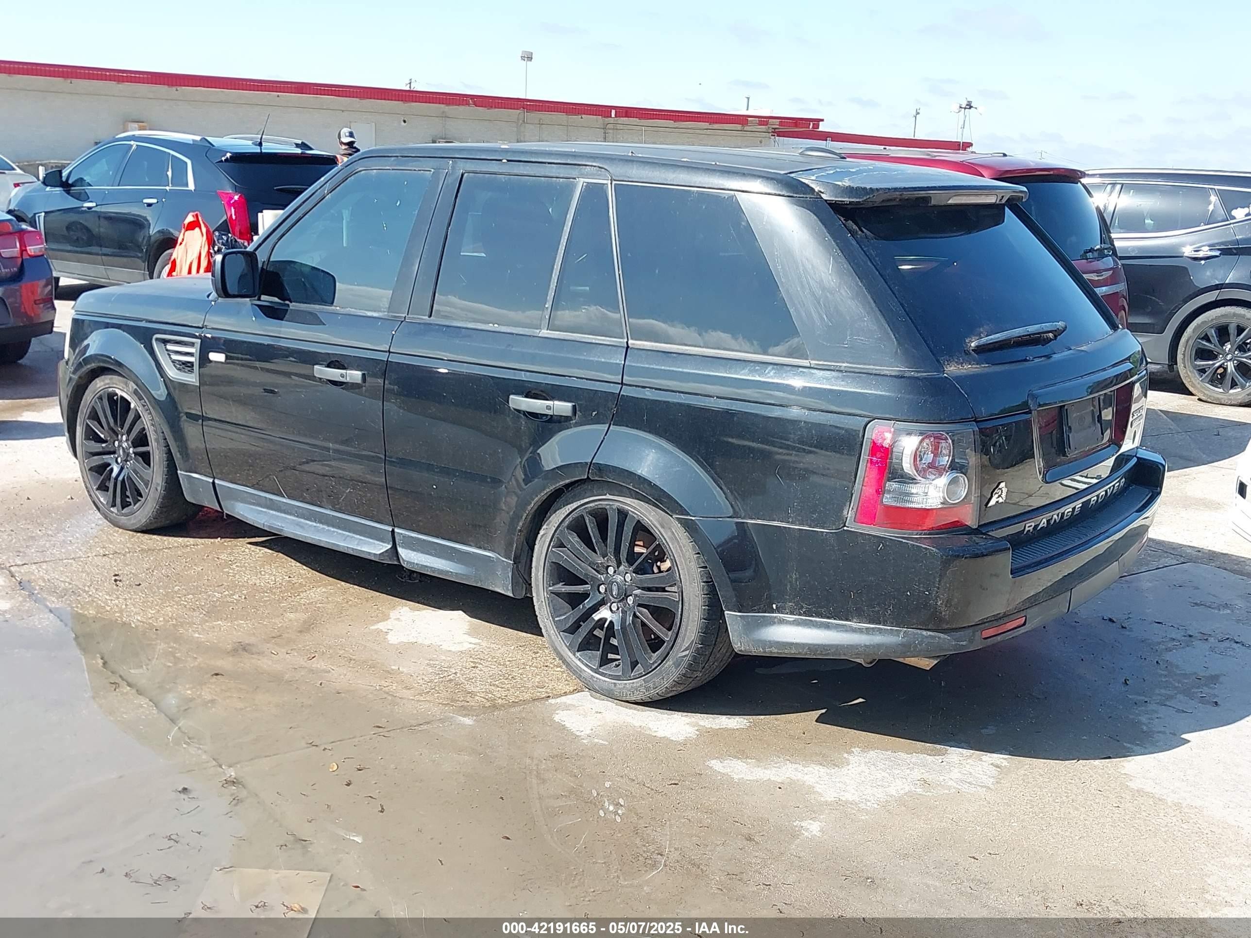 2011 Land Rover Range Rover Sport Hse Black vin: SALSK2D45BA272142
