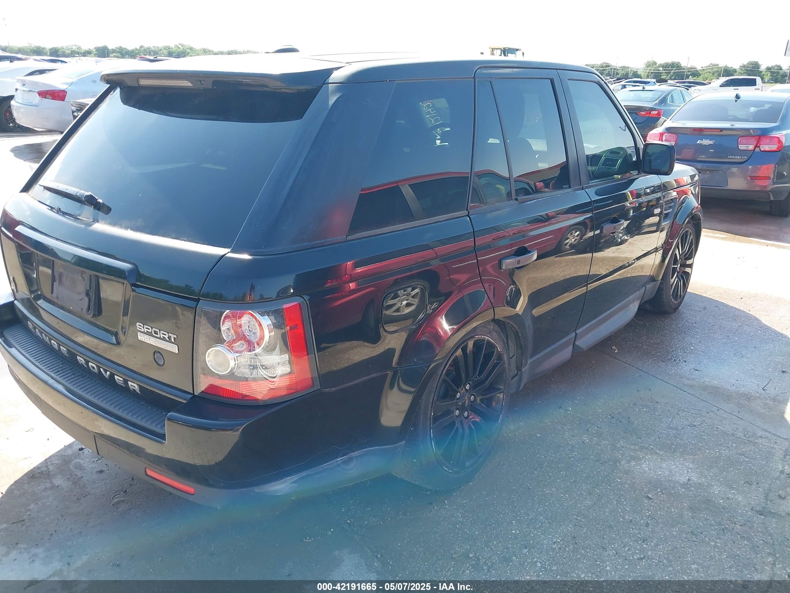 2011 Land Rover Range Rover Sport Hse Black vin: SALSK2D45BA272142