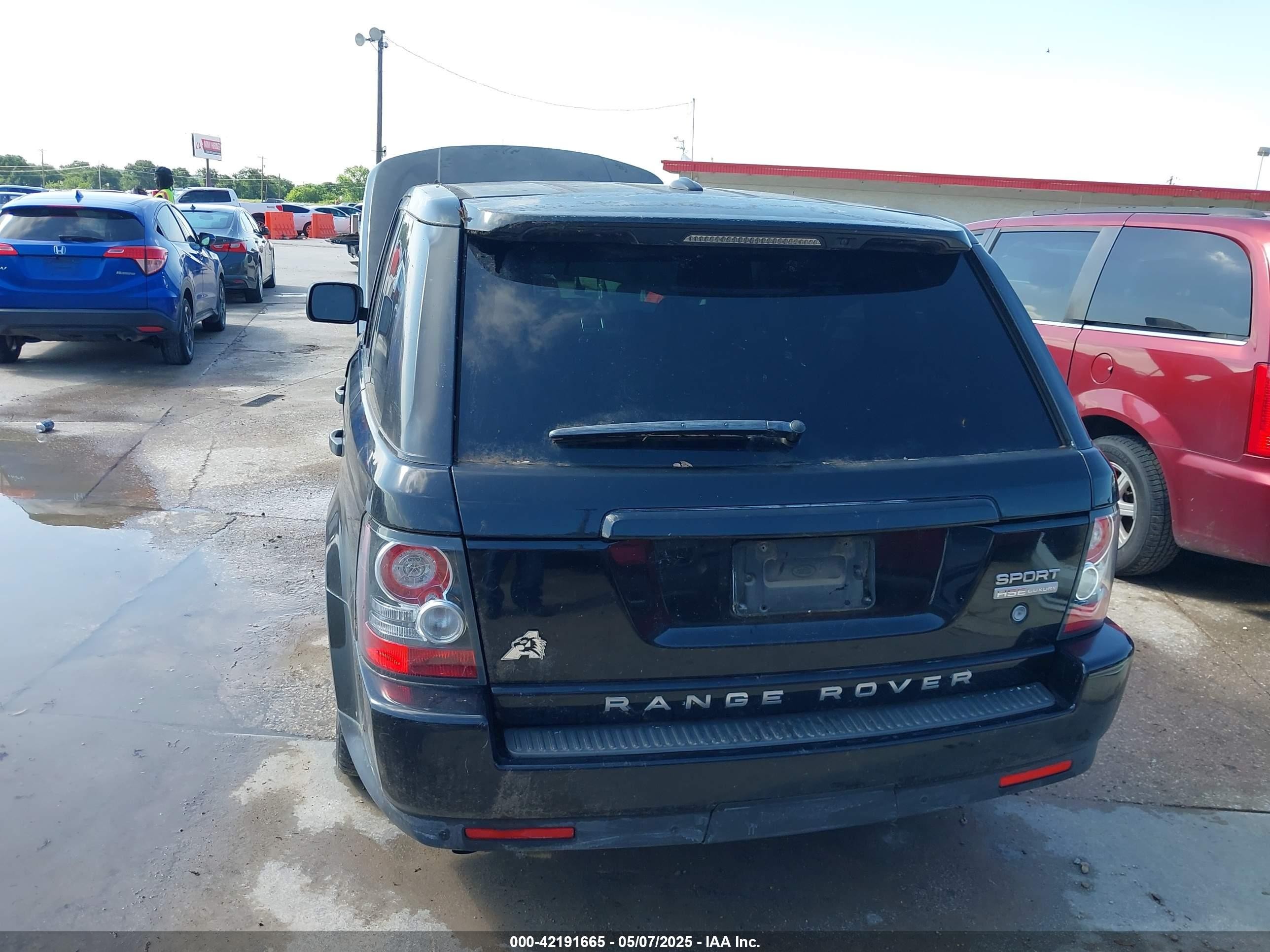 2011 Land Rover Range Rover Sport Hse Black vin: SALSK2D45BA272142