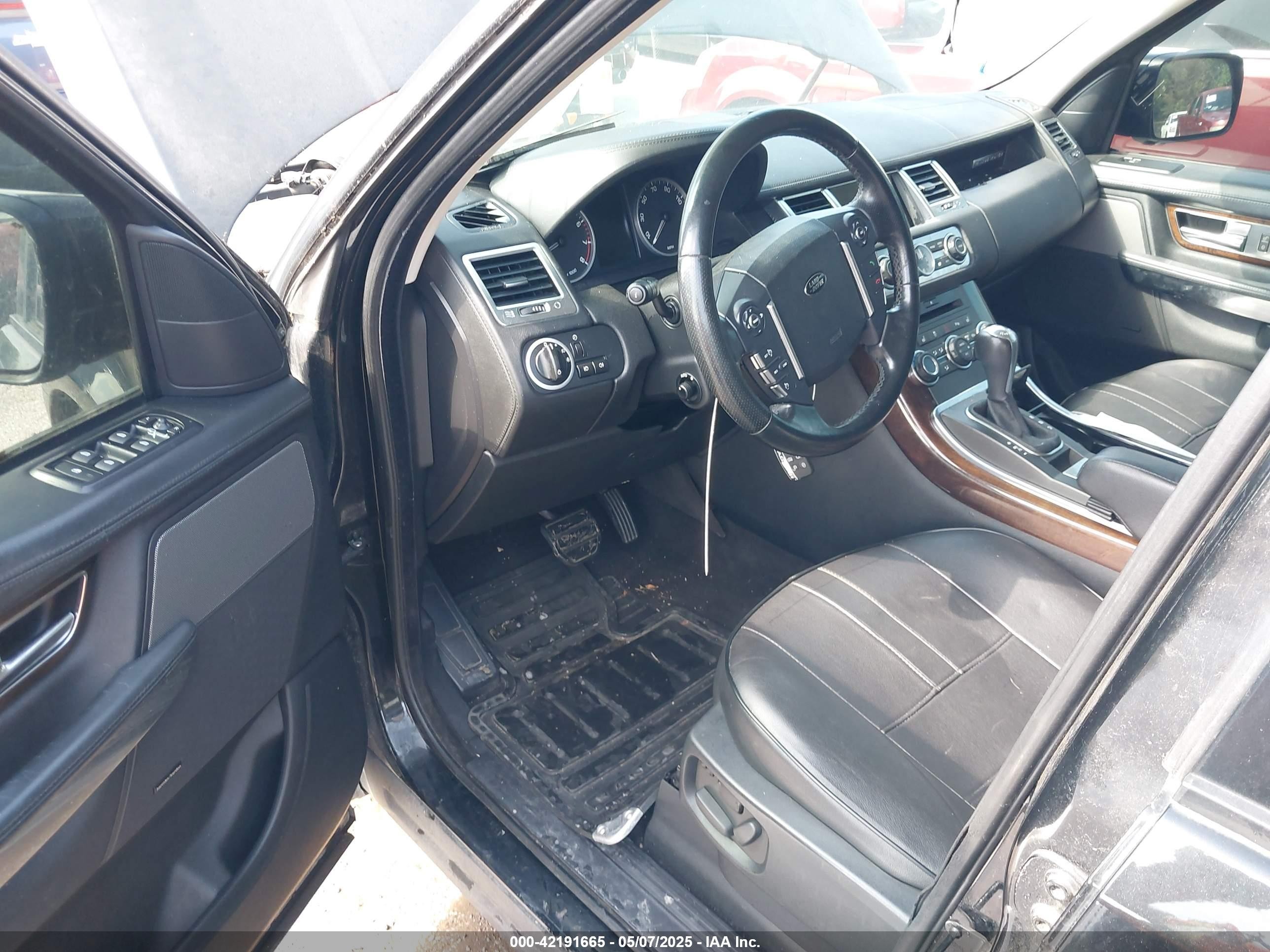 2011 Land Rover Range Rover Sport Hse Black vin: SALSK2D45BA272142
