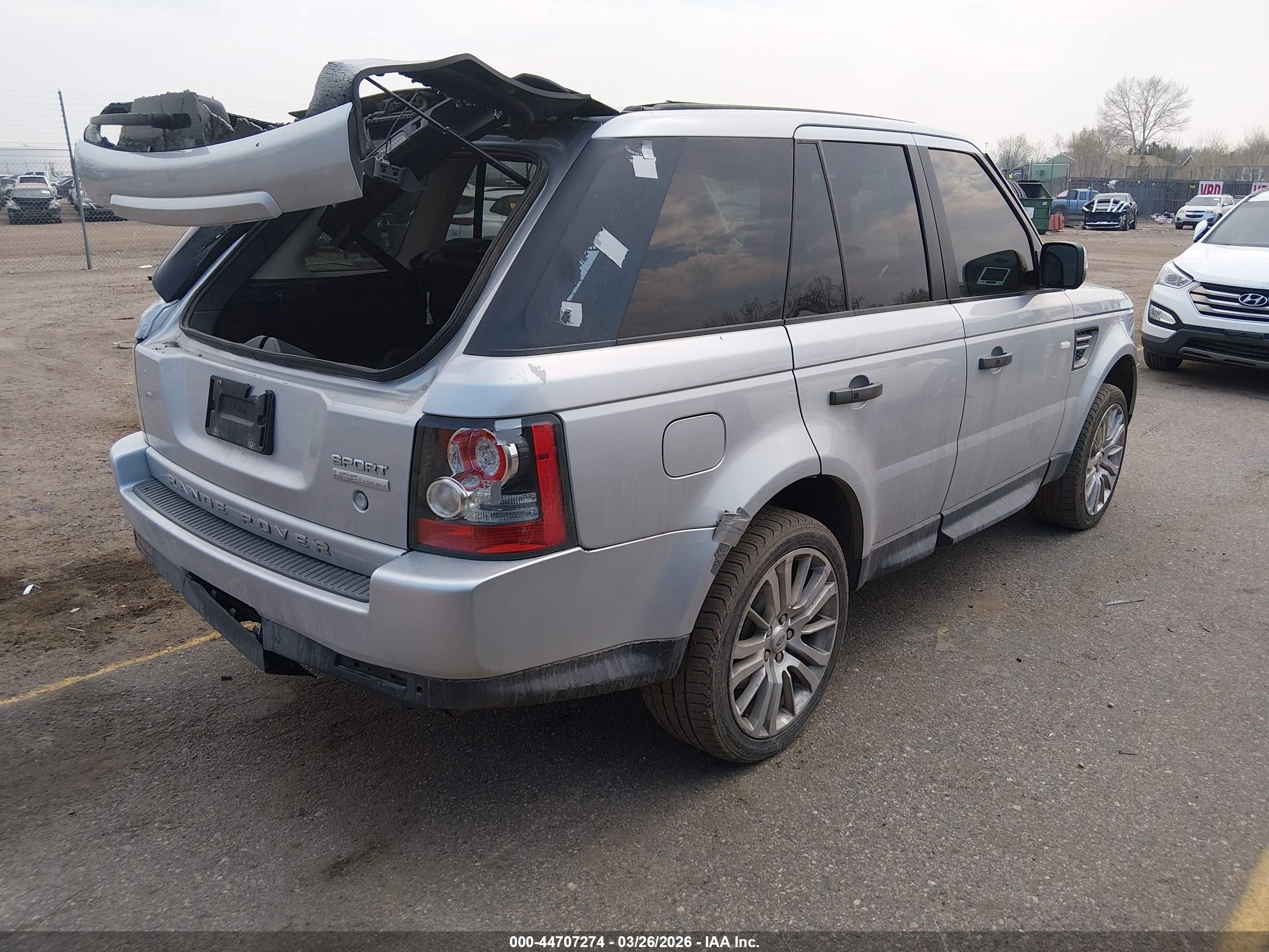 2011 Land Rover Range Rover Sport Hse Silver vin: SALSK2D45BA272626