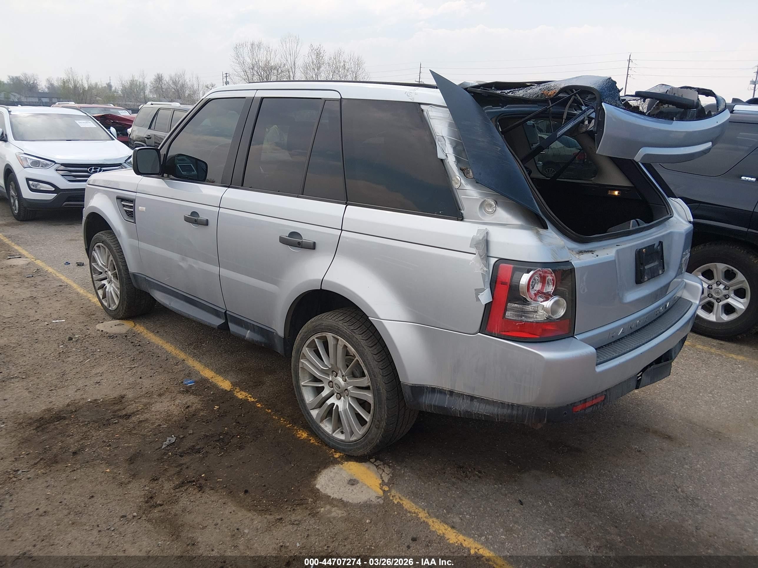 2011 Land Rover Range Rover Sport Hse Silver vin: SALSK2D45BA272626