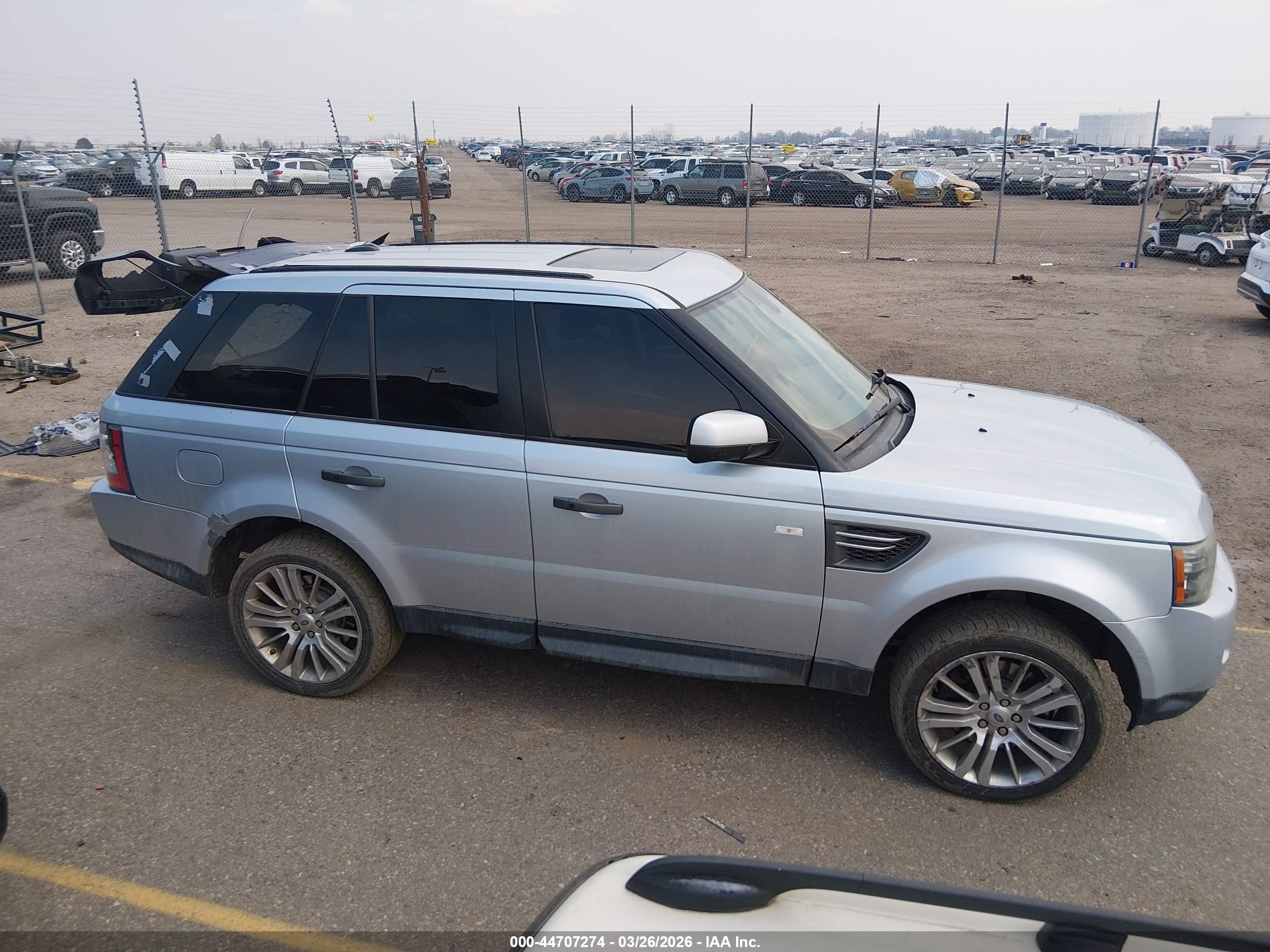 2011 Land Rover Range Rover Sport Hse Silver vin: SALSK2D45BA272626