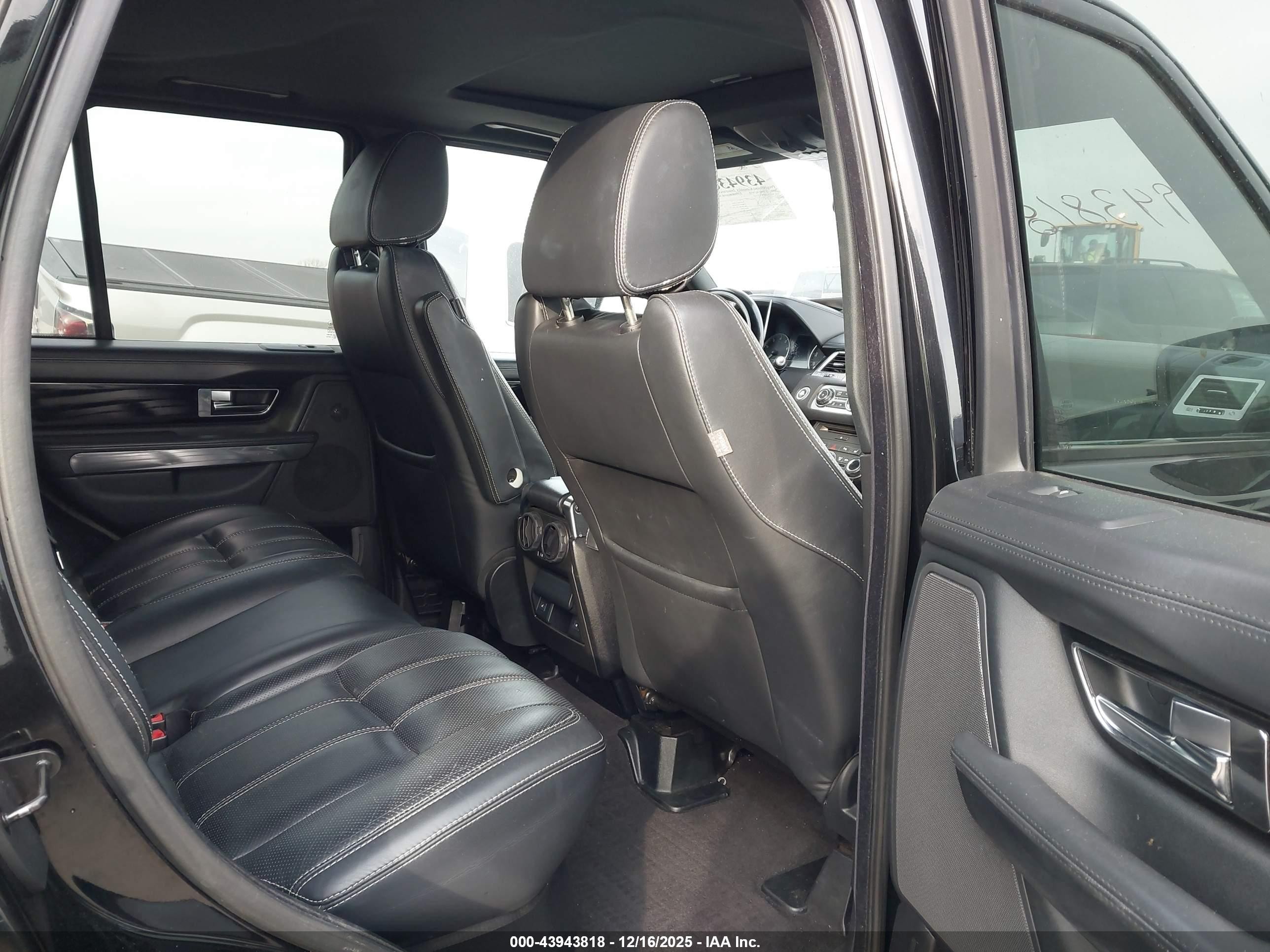 2012 Land Rover Range Rover Sport Hse Black vin: SALSK2D45CA753154