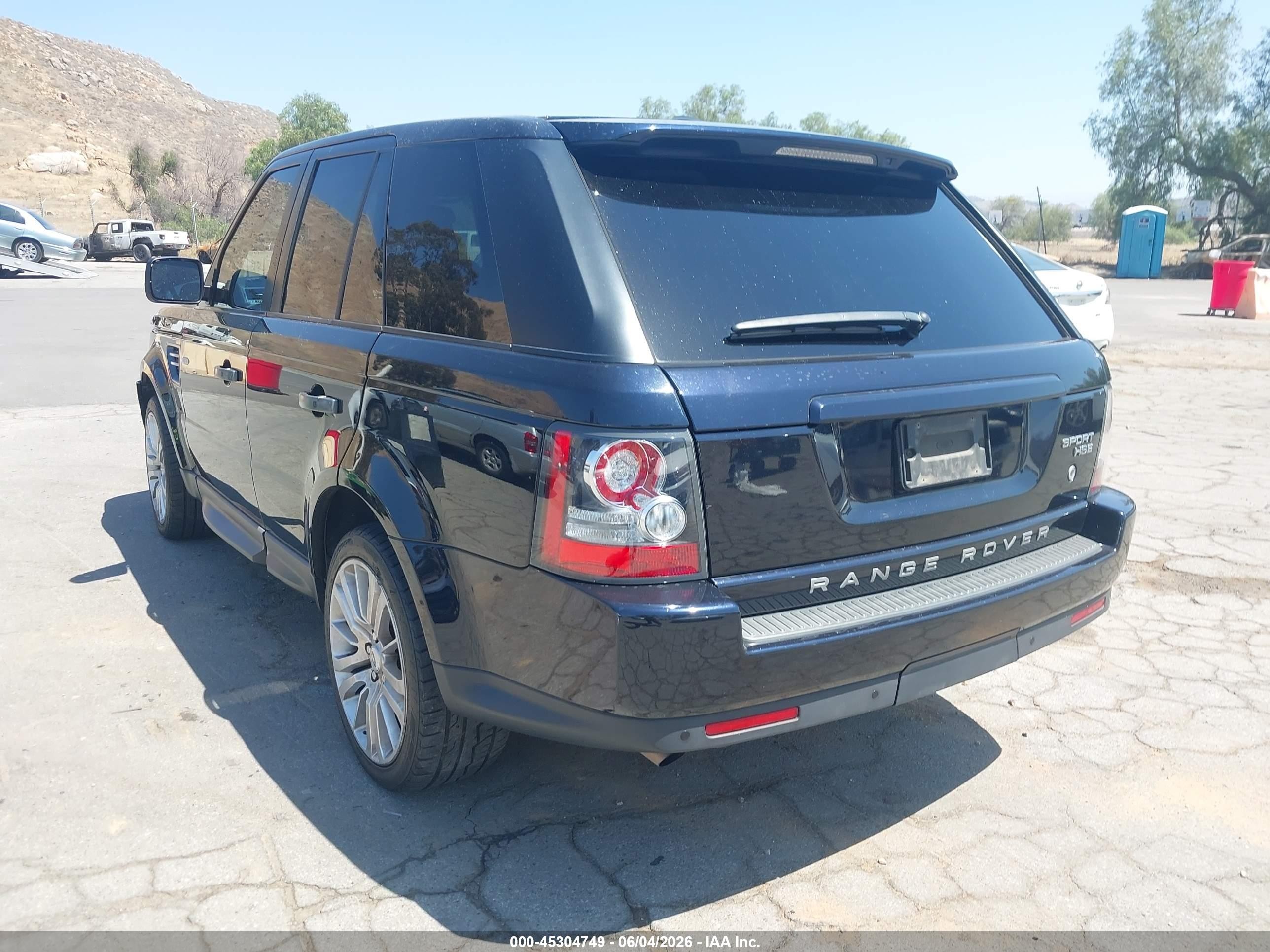 2010 Land Rover Range Rover Sport Hse Black vin: SALSK2D46AA253632