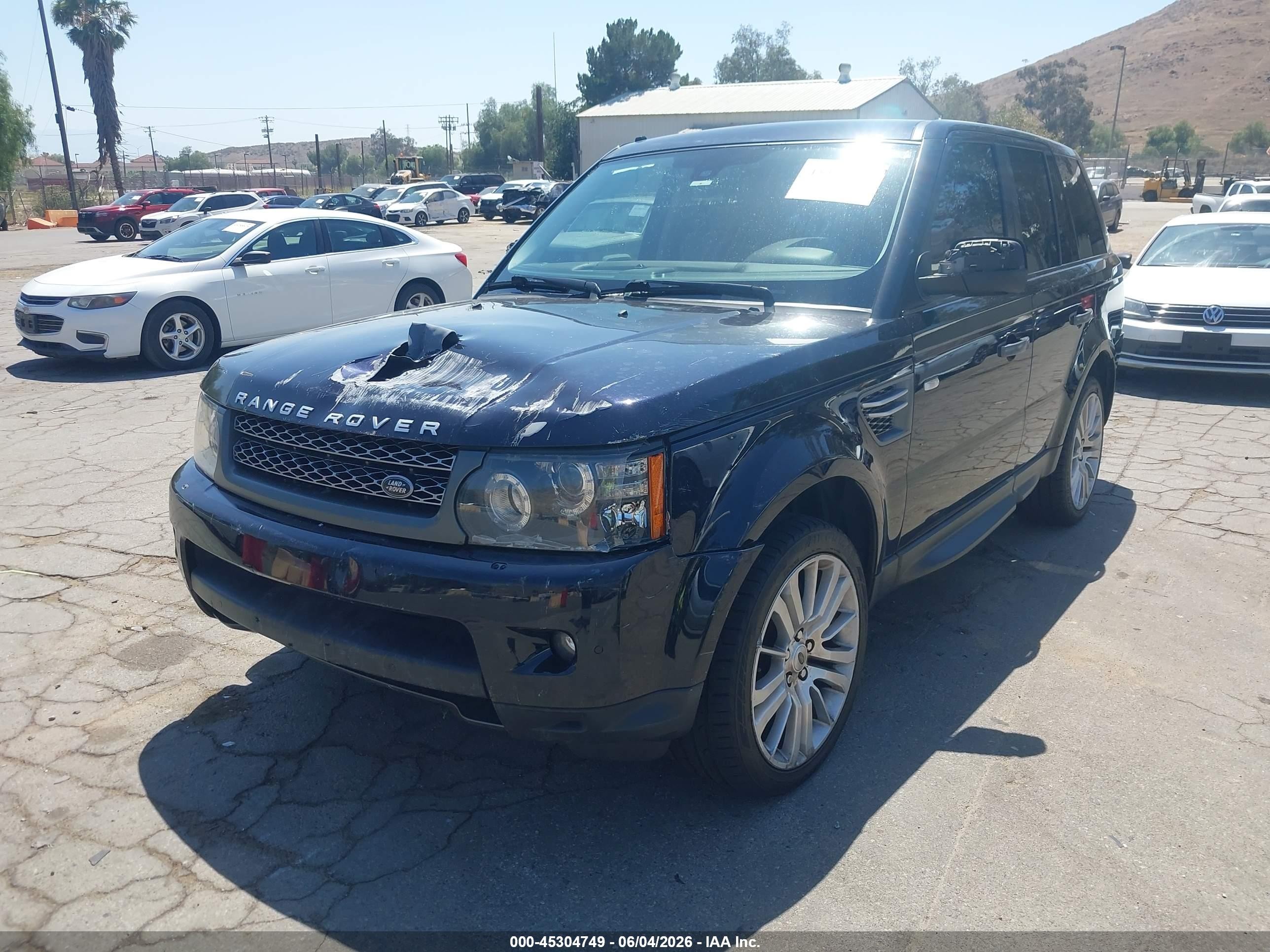 2010 Land Rover Range Rover Sport Hse Black vin: SALSK2D46AA253632