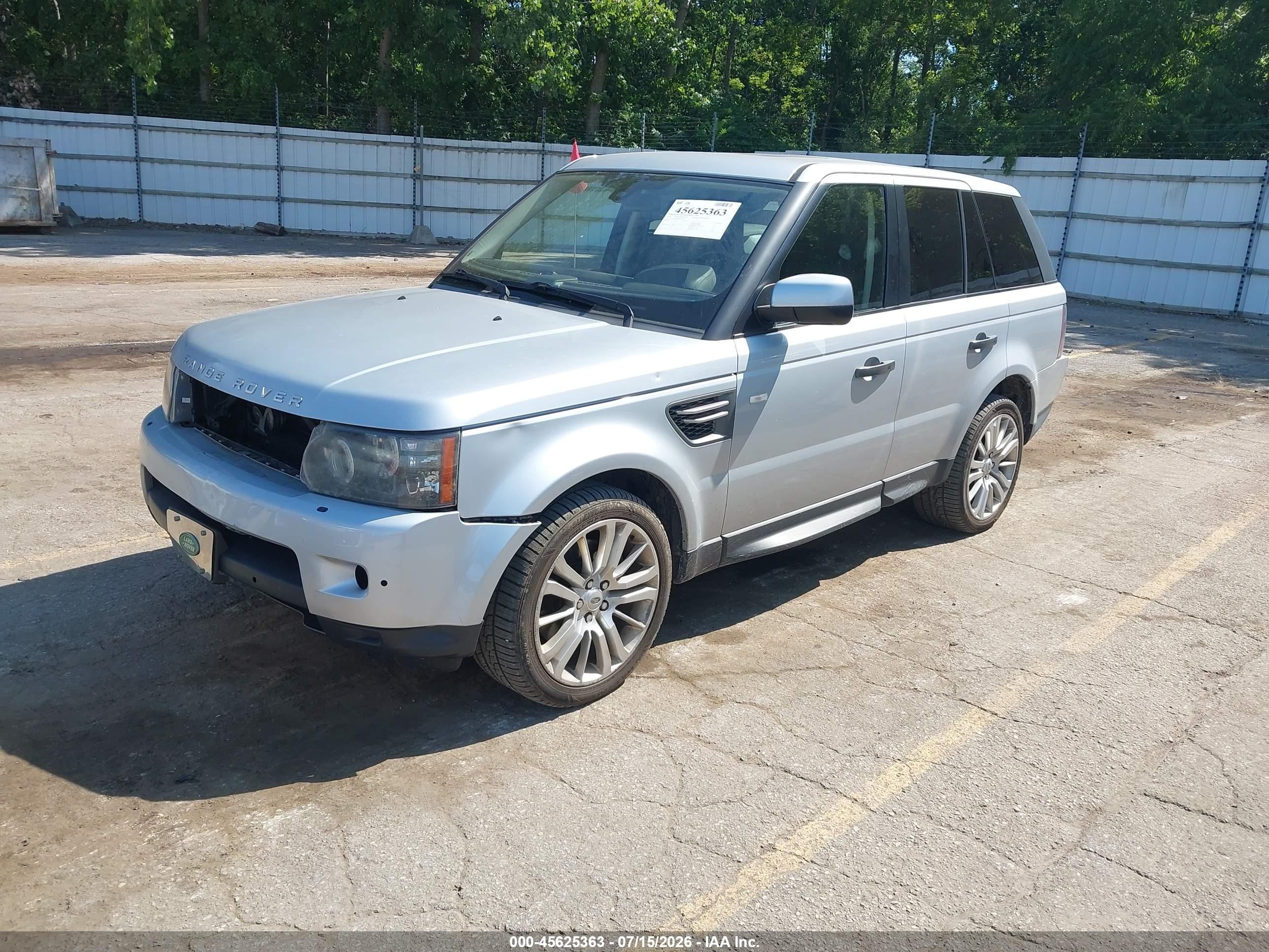 2011 Land Rover Range Rover Sport Hse Silver vin: SALSK2D46BA267578