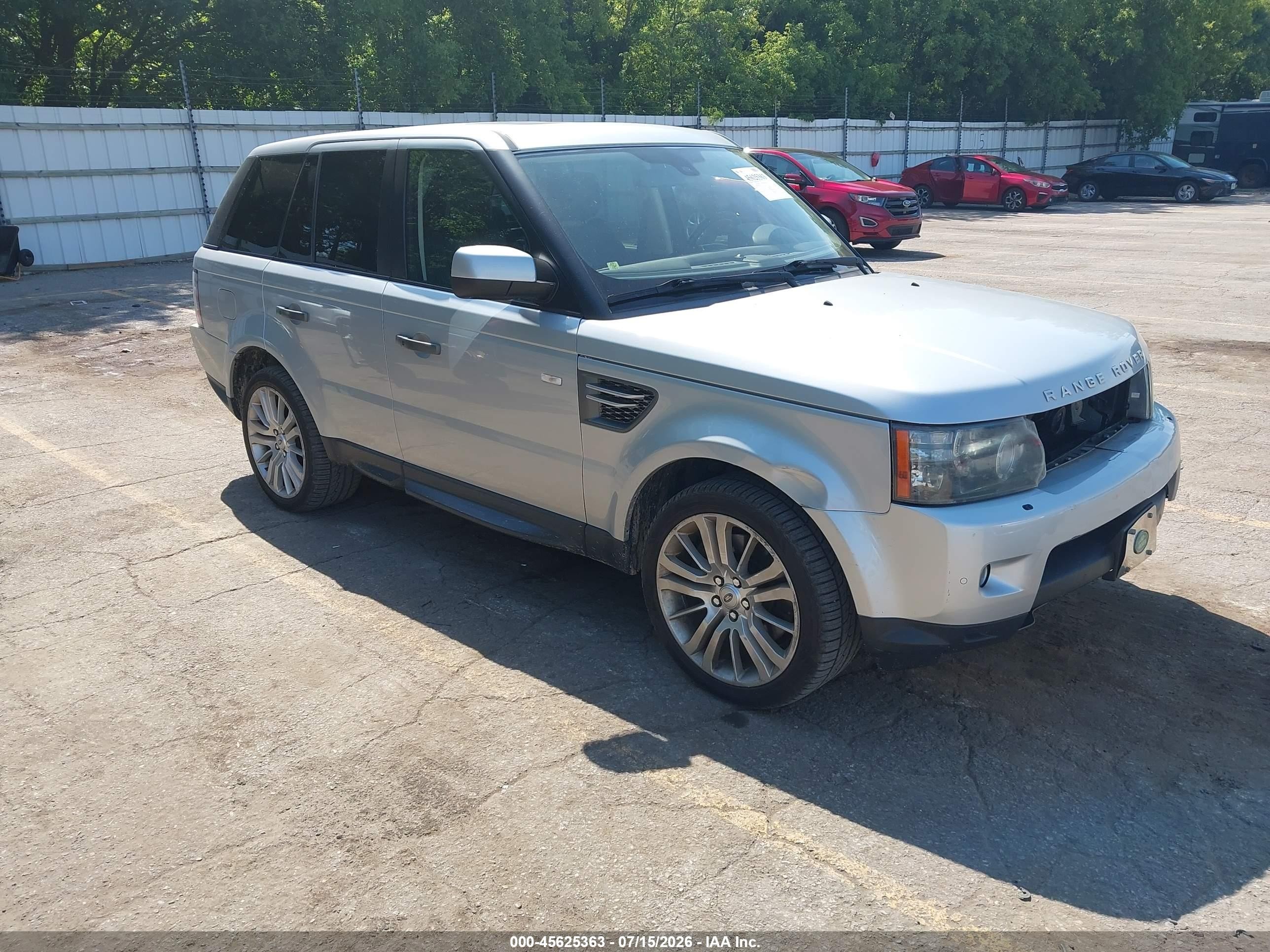 2011 Land Rover Range Rover Sport Hse Silver vin: SALSK2D46BA267578