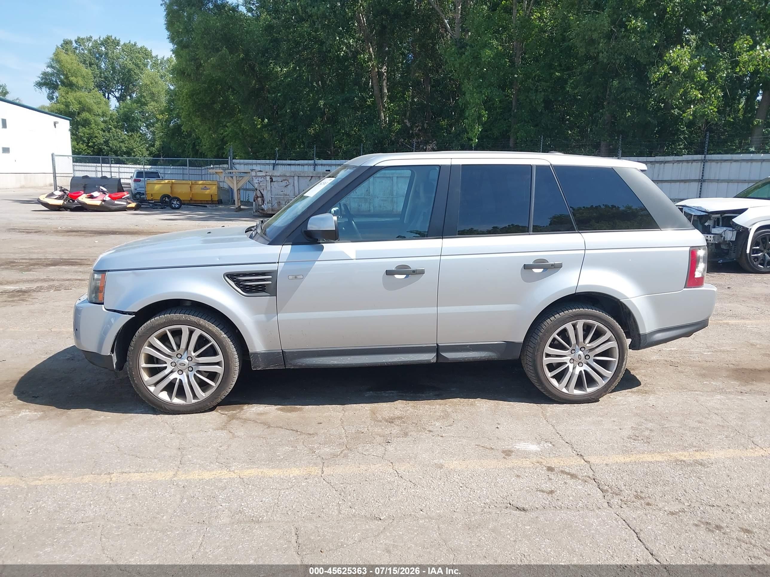 2011 Land Rover Range Rover Sport Hse Silver vin: SALSK2D46BA267578