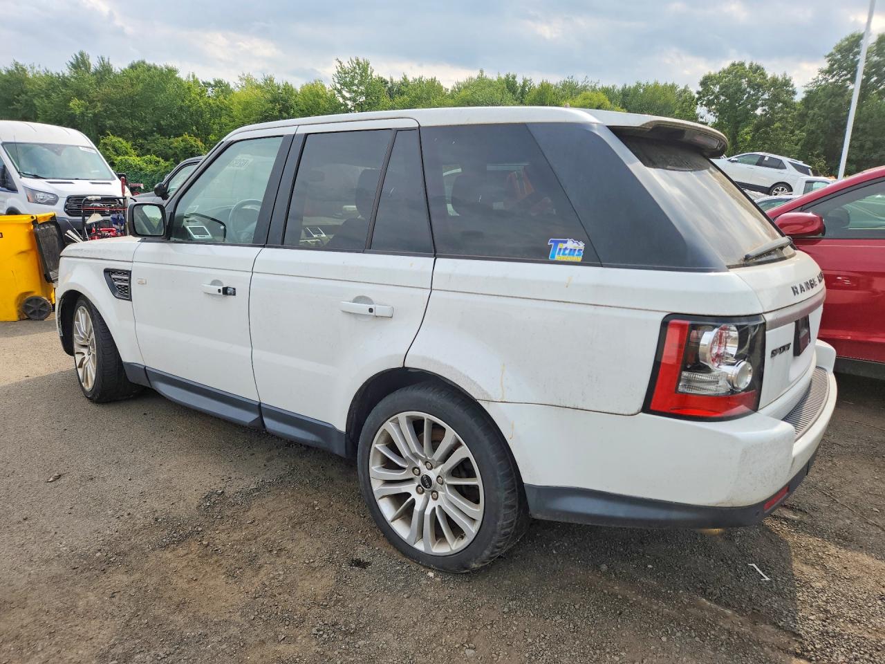 2013 Land Rover Range Rover Sport Hse Luxury White vin: SALSK2D46DA760549