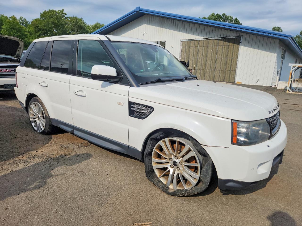2013 Land Rover Range Rover Sport Hse Luxury White vin: SALSK2D46DA760549
