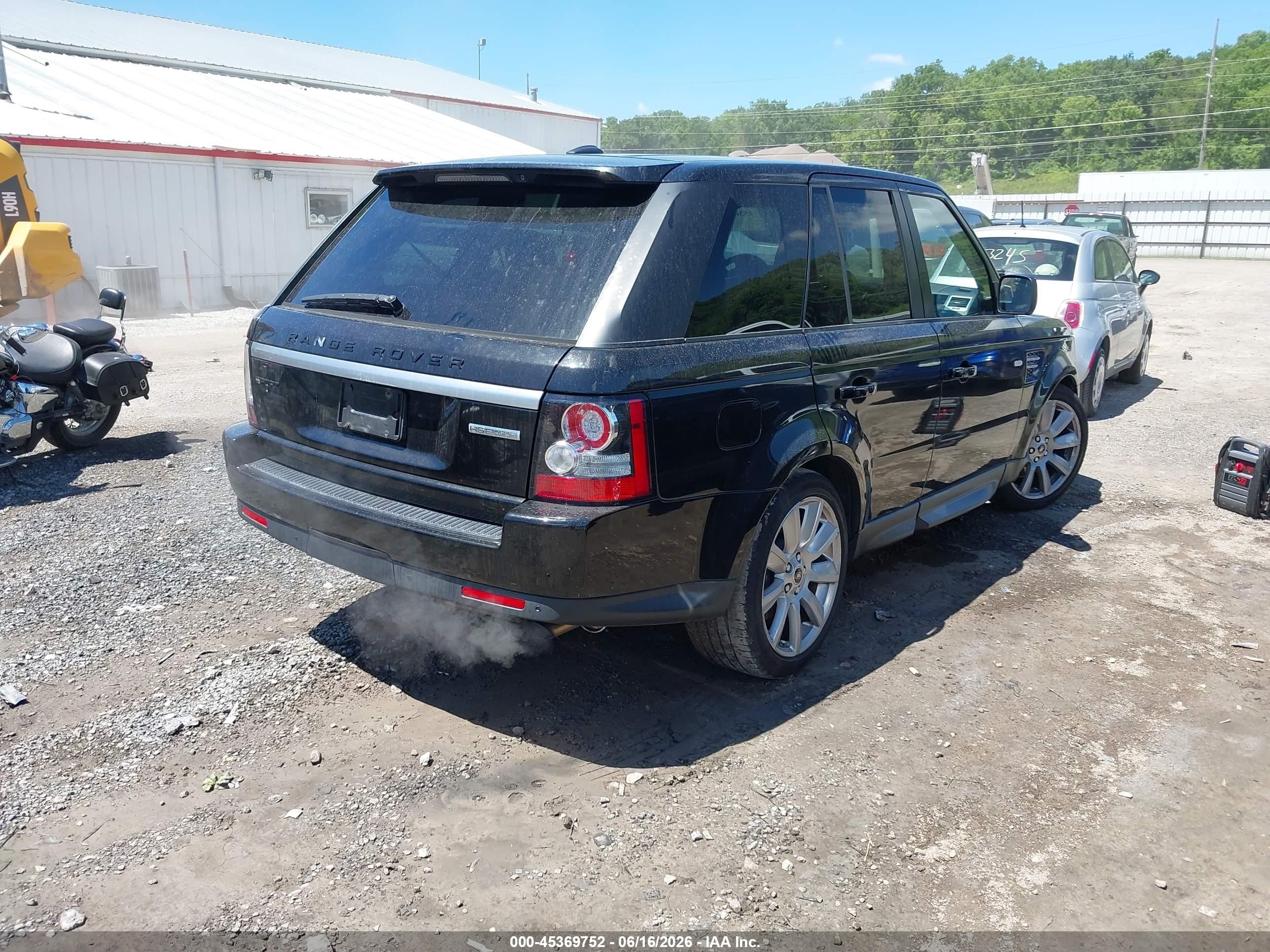 2013 Land Rover Range Rover Sport Hse Black vin: SALSK2D46DA781966