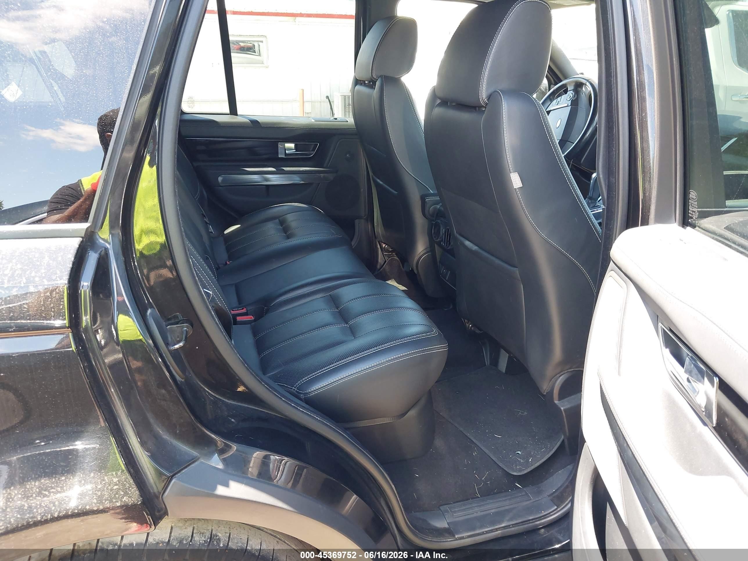 2013 Land Rover Range Rover Sport Hse Black vin: SALSK2D46DA781966