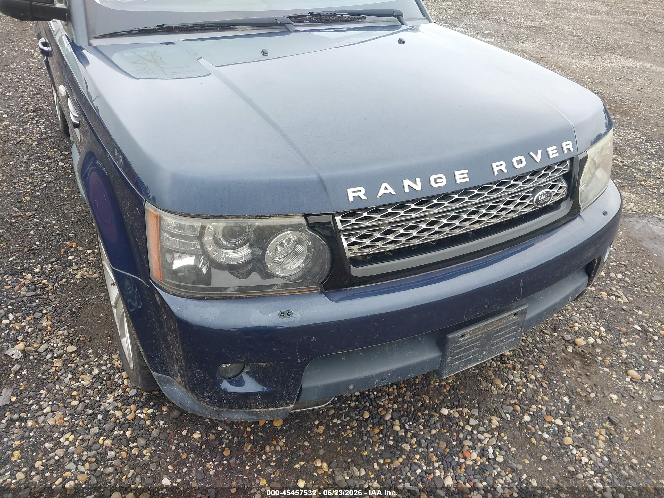 2013 Land Rover Range Rover Sport Hse Blue vin: SALSK2D46DA810320