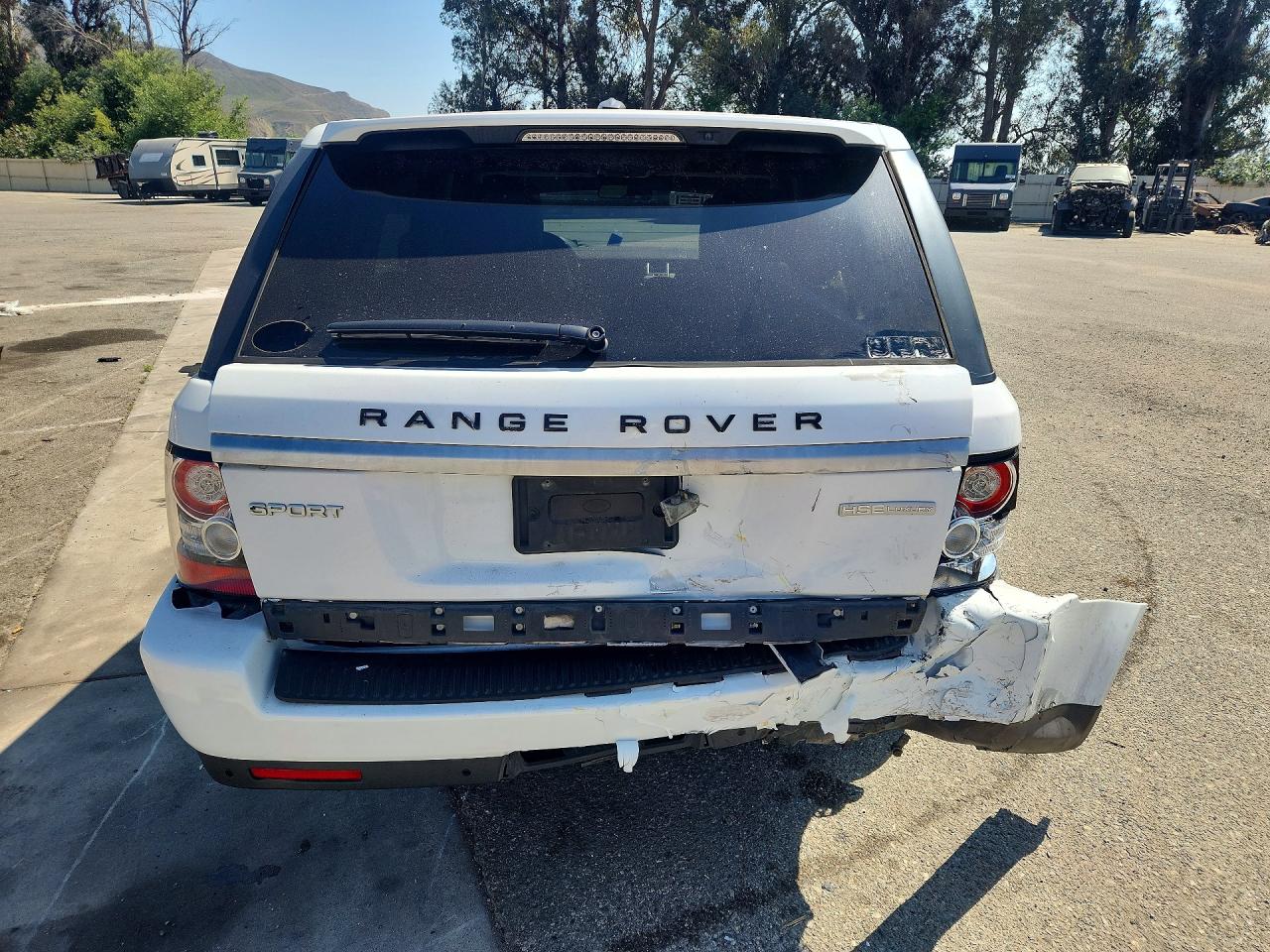 2012 Land Rover Range Rover Sport Hse Luxury White vin: SALSK2D47CA722455