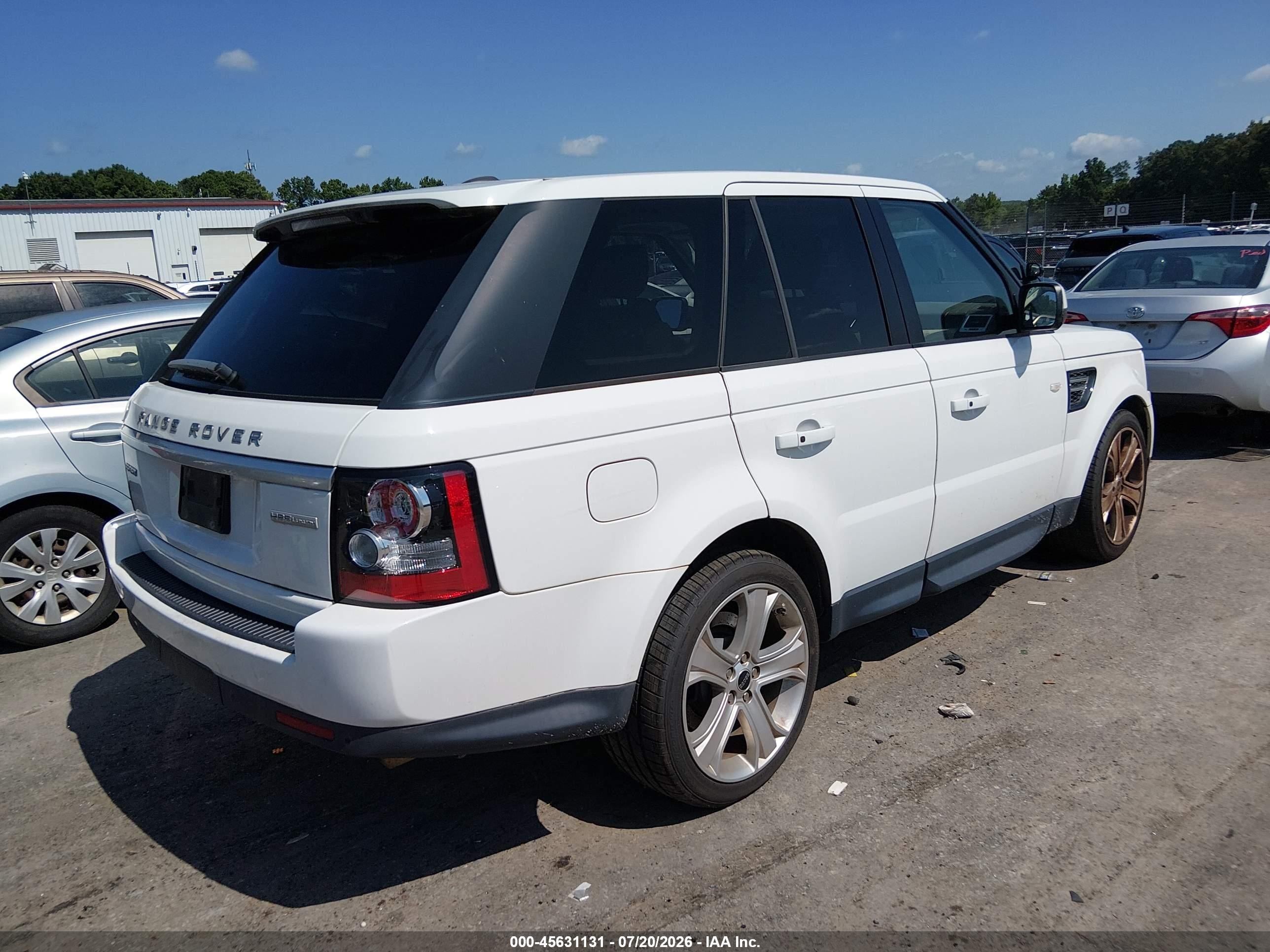 2012 Land Rover Range Rover Sport Hse White vin: SALSK2D47CA750210