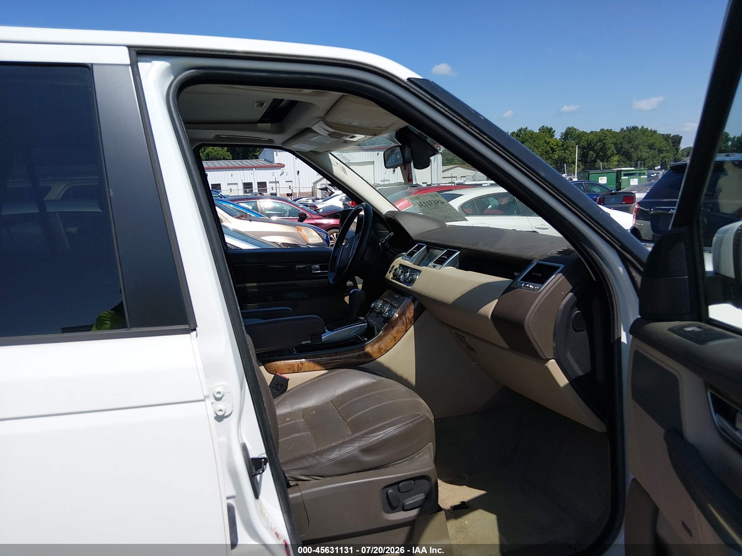 2012 Land Rover Range Rover Sport Hse White vin: SALSK2D47CA750210