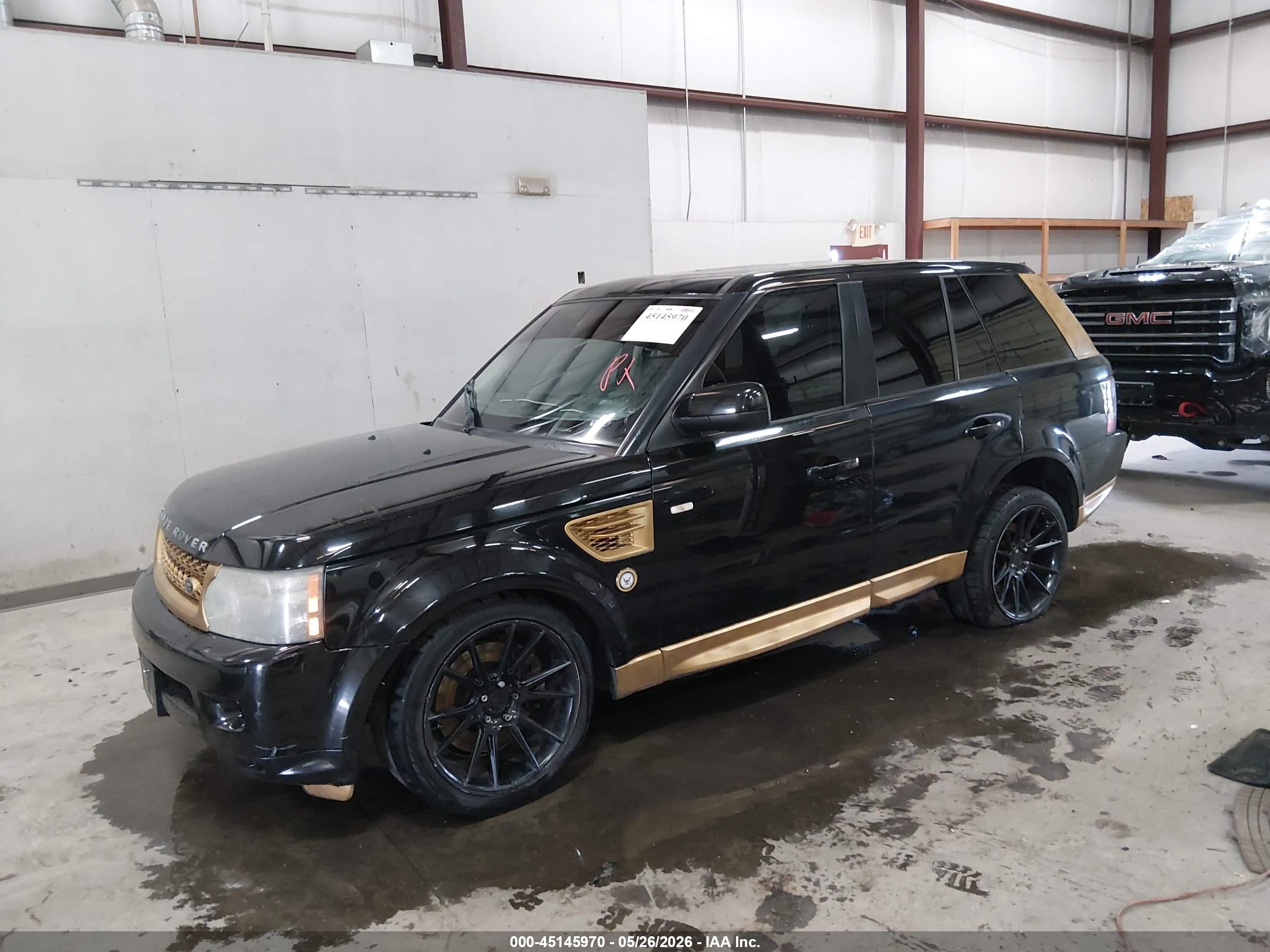 2011 Land Rover Range Rover Sport Hse Black vin: SALSK2D48BA704562