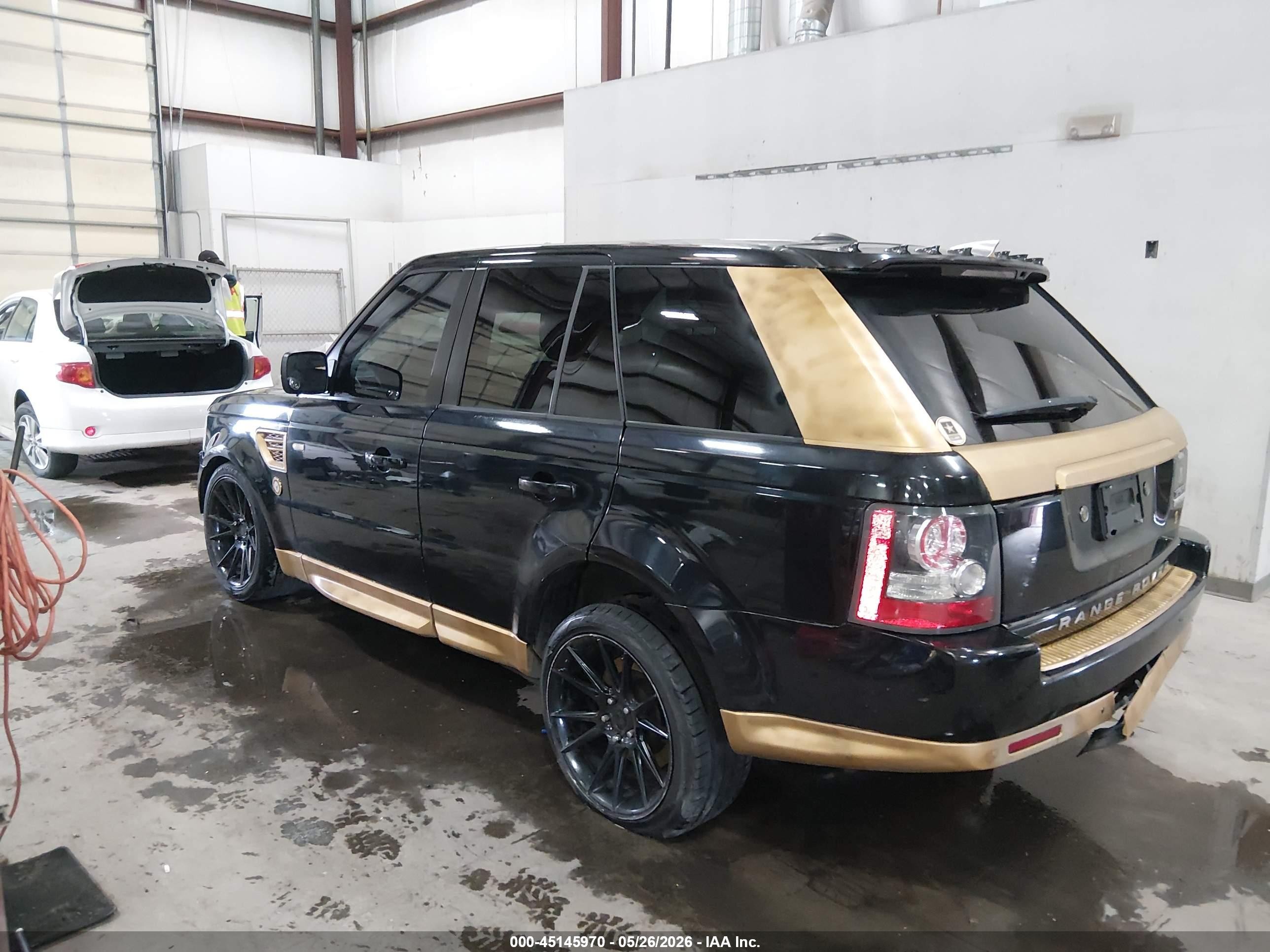 2011 Land Rover Range Rover Sport Hse Black vin: SALSK2D48BA704562