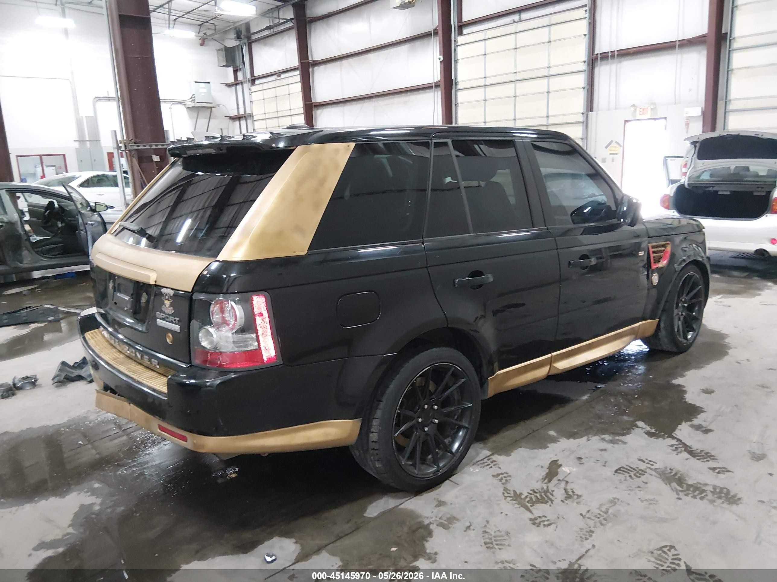 2011 Land Rover Range Rover Sport Hse Black vin: SALSK2D48BA704562