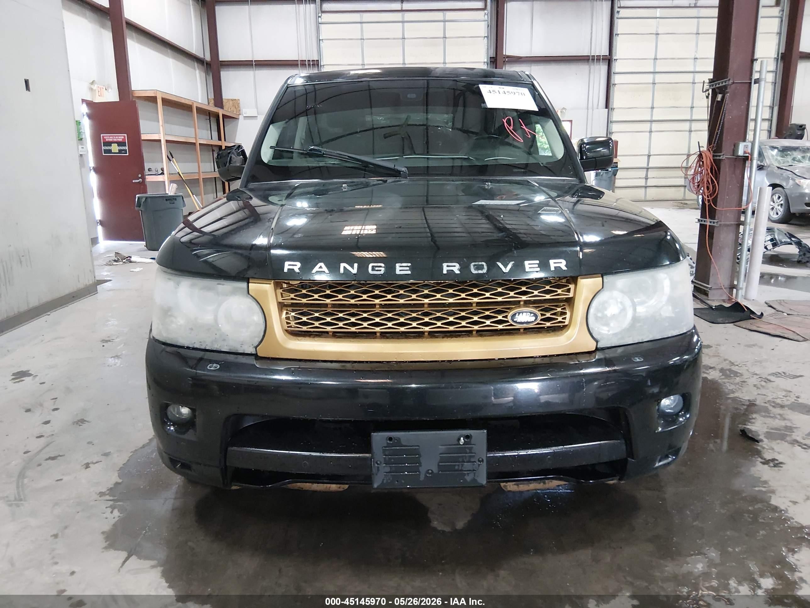 2011 Land Rover Range Rover Sport Hse Black vin: SALSK2D48BA704562