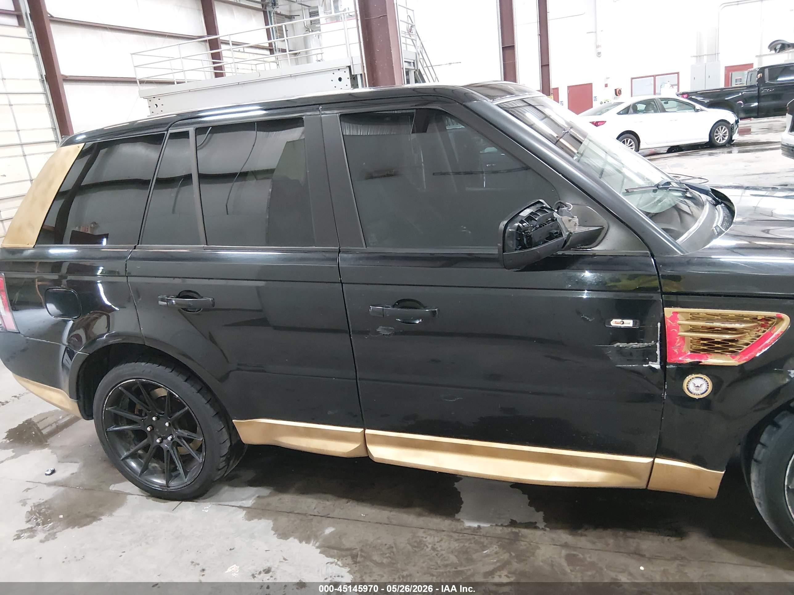 2011 Land Rover Range Rover Sport Hse Black vin: SALSK2D48BA704562