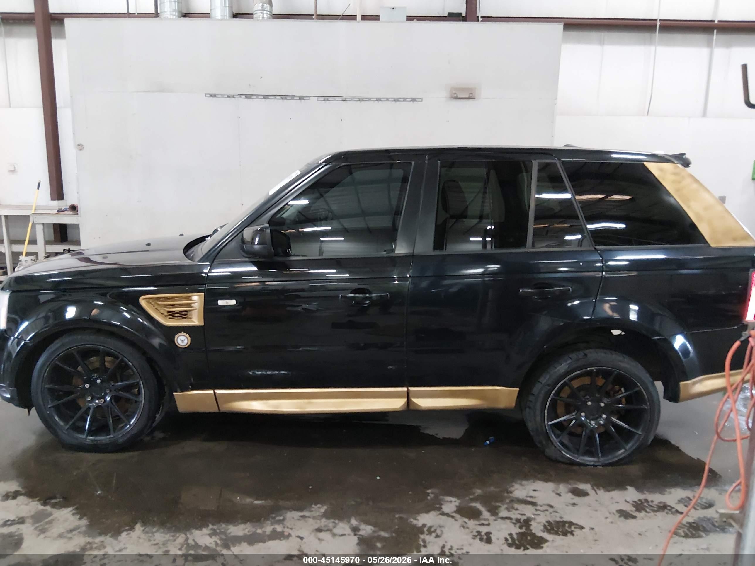 2011 Land Rover Range Rover Sport Hse Black vin: SALSK2D48BA704562