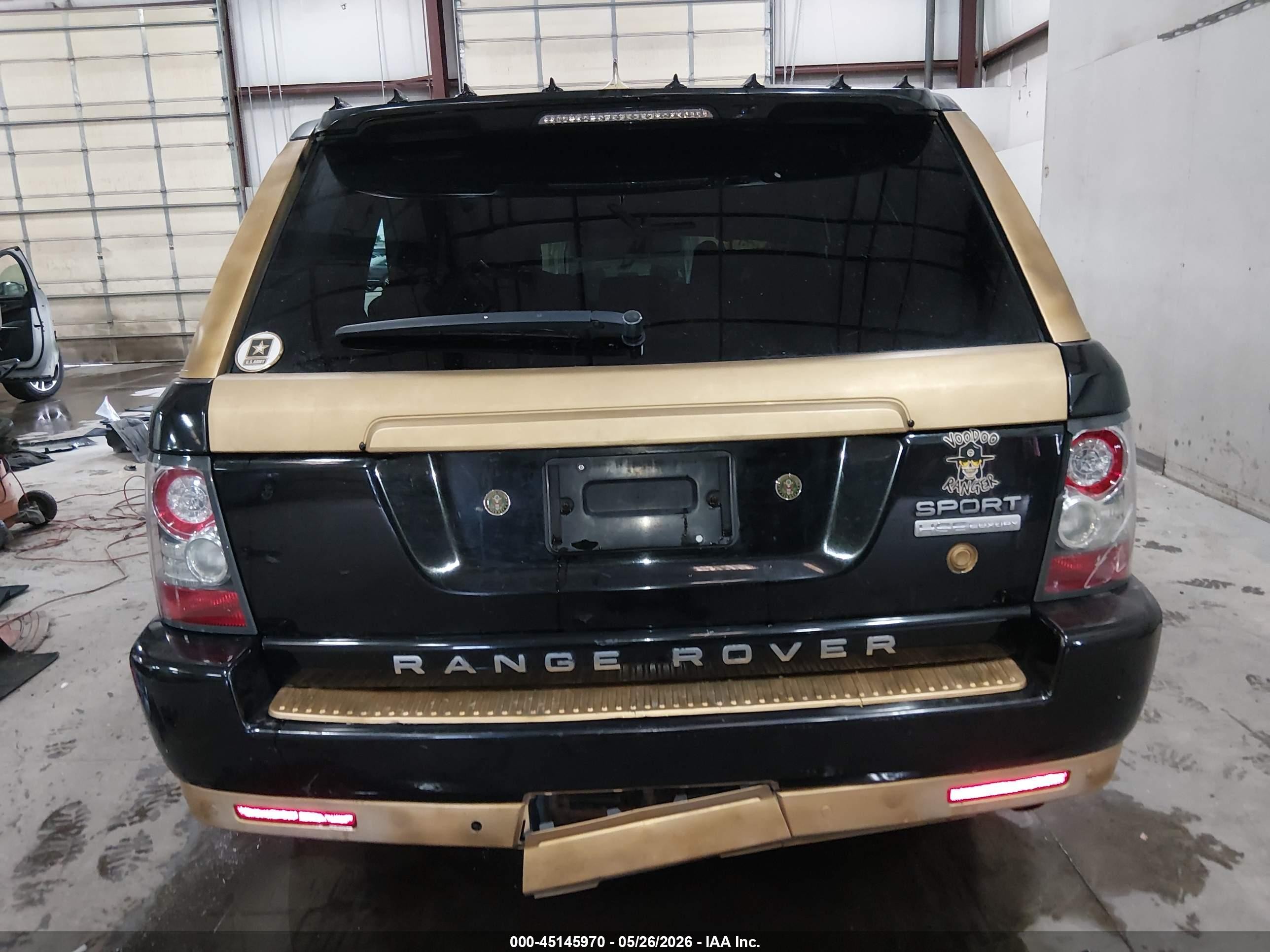 2011 Land Rover Range Rover Sport Hse Black vin: SALSK2D48BA704562