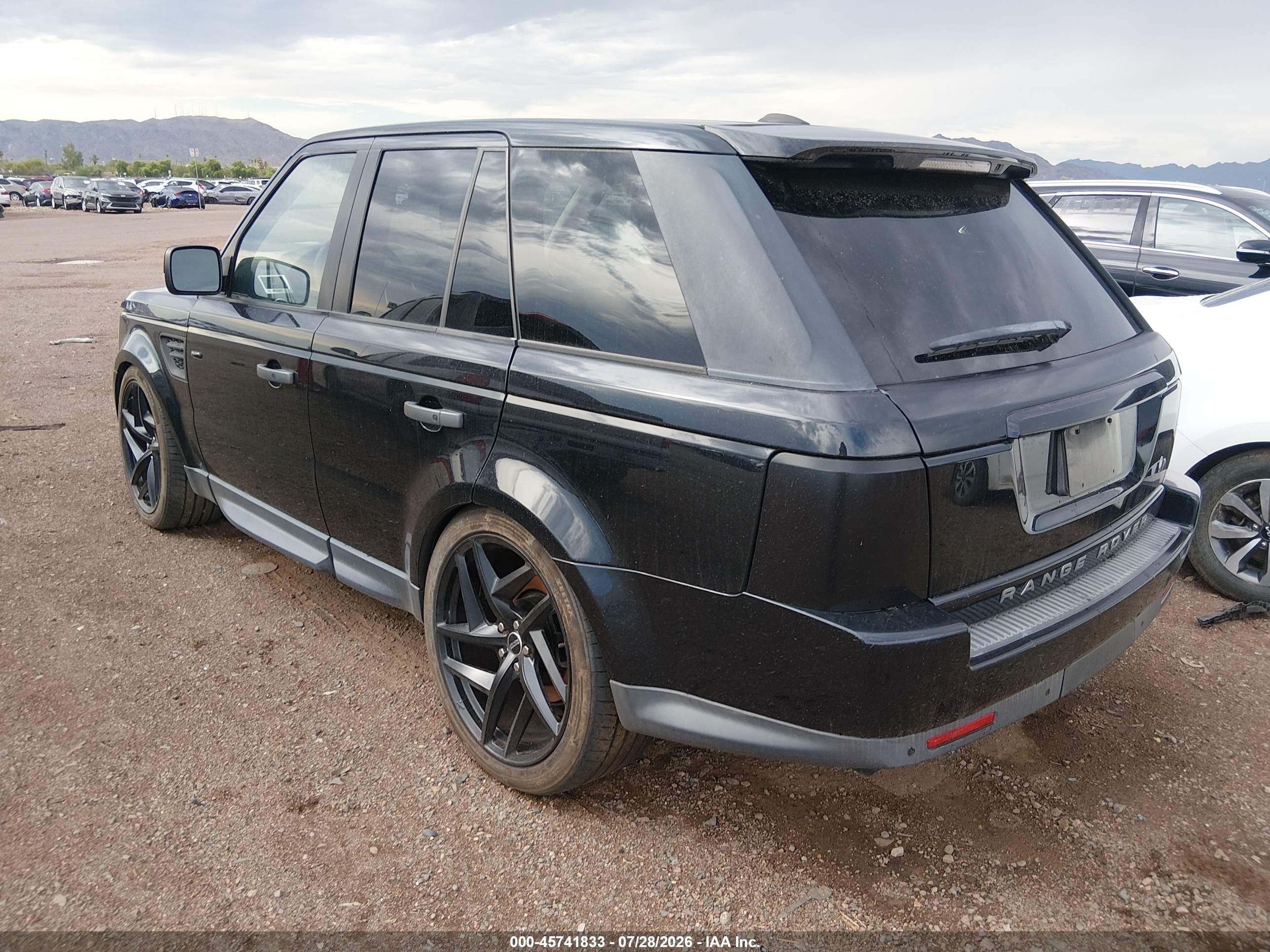 2011 Land Rover Range Rover Sport Hse Black vin: SALSK2D48BA716341