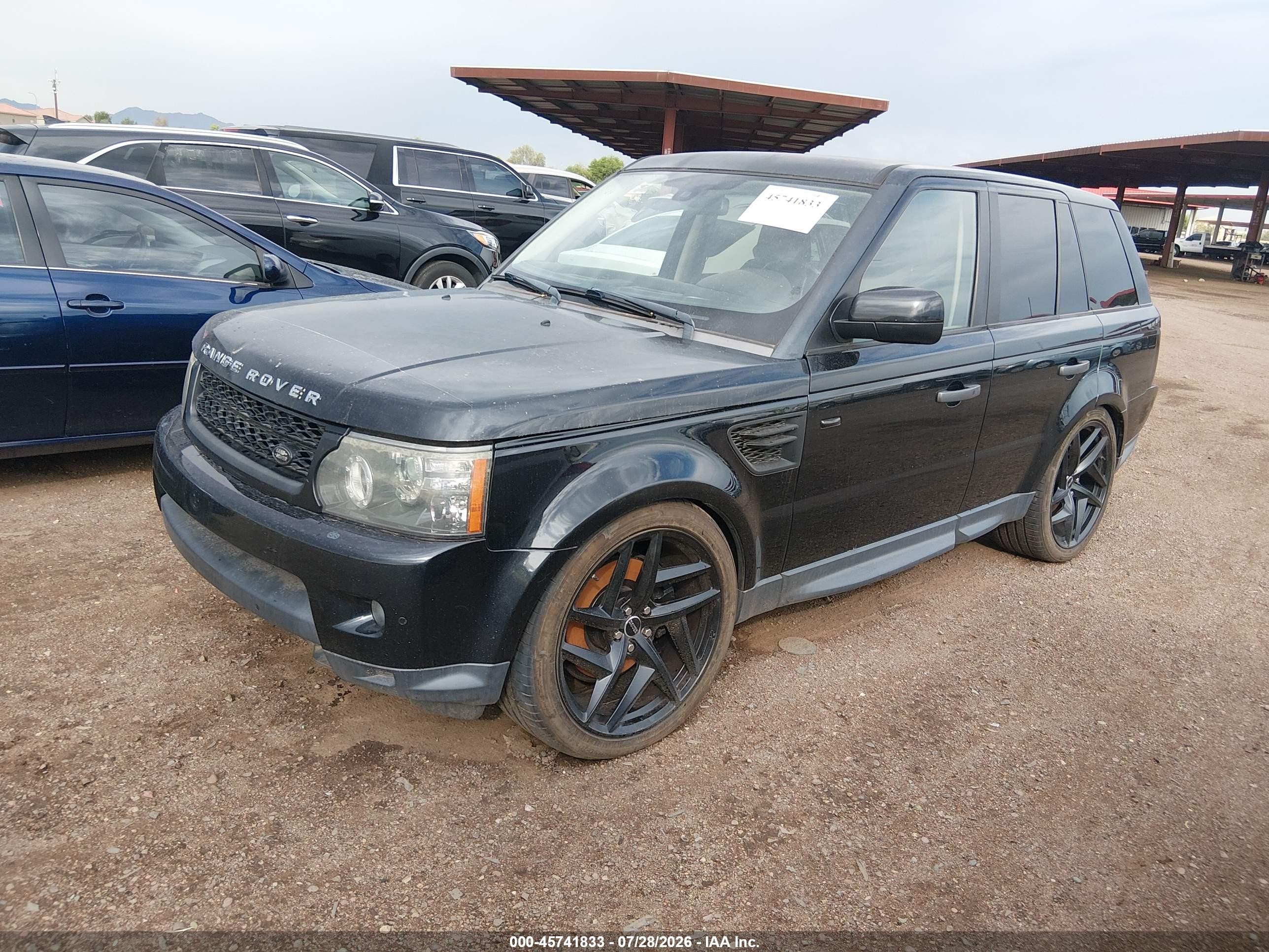 2011 Land Rover Range Rover Sport Hse Black vin: SALSK2D48BA716341