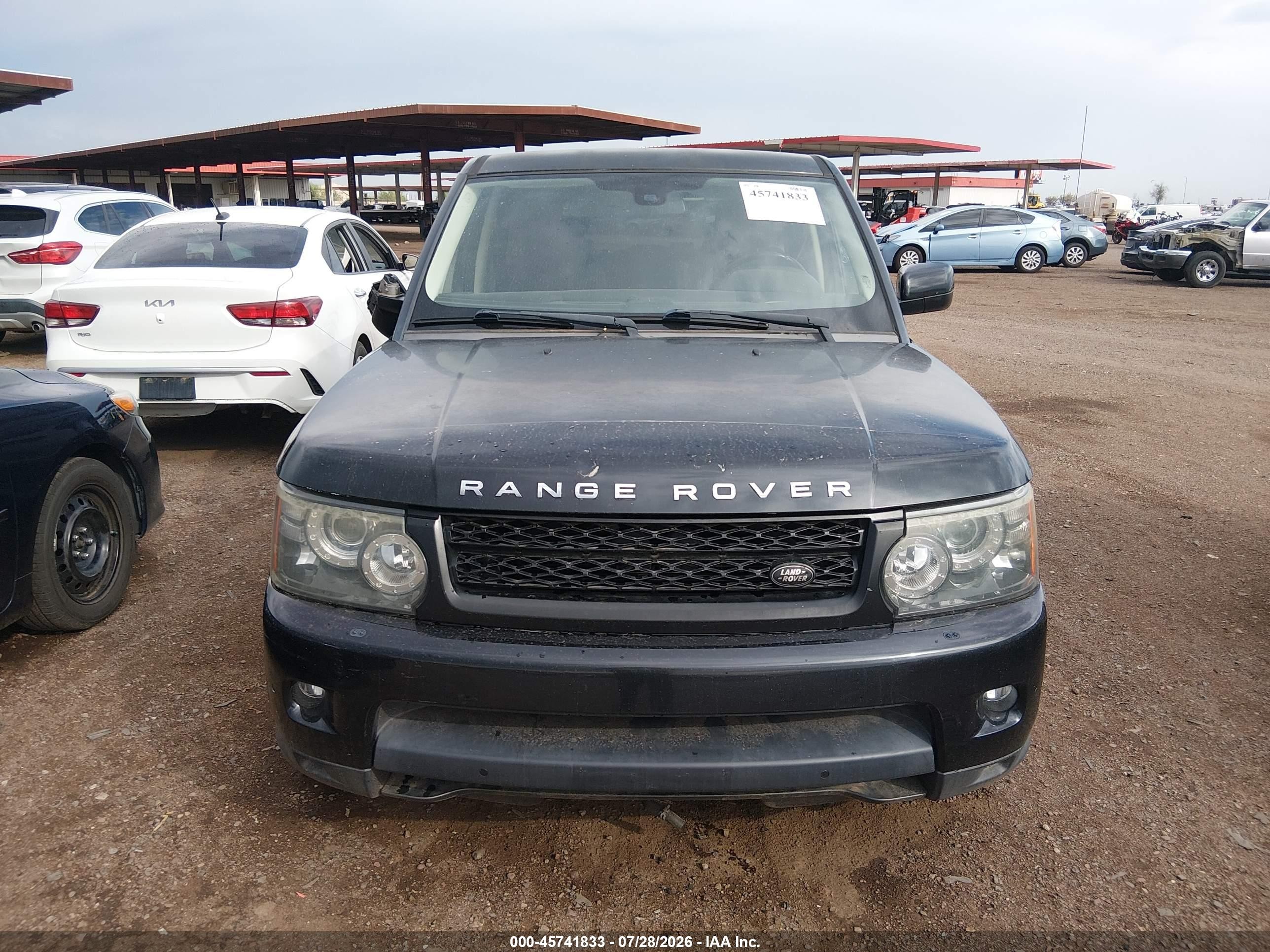 2011 Land Rover Range Rover Sport Hse Black vin: SALSK2D48BA716341