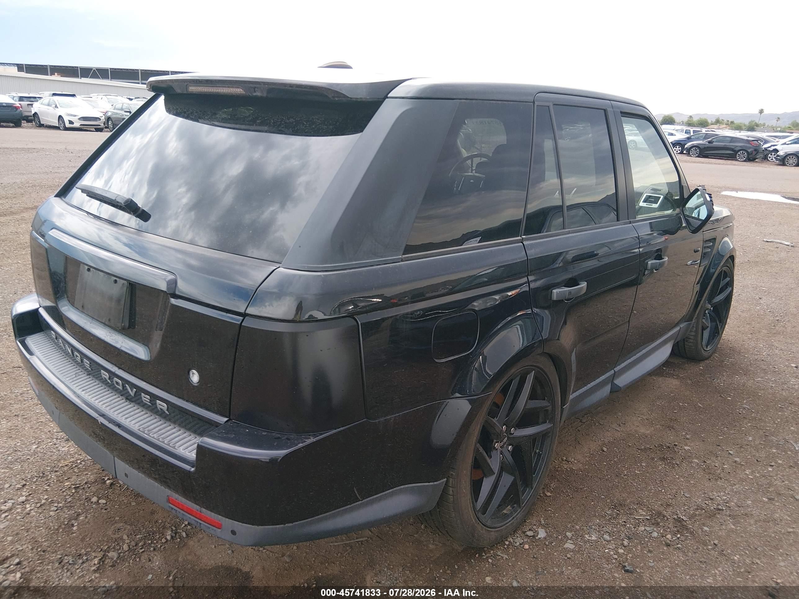 2011 Land Rover Range Rover Sport Hse Black vin: SALSK2D48BA716341